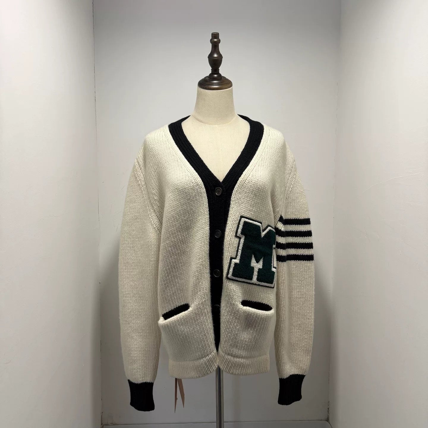 Miu Miu M Logo Cardigan