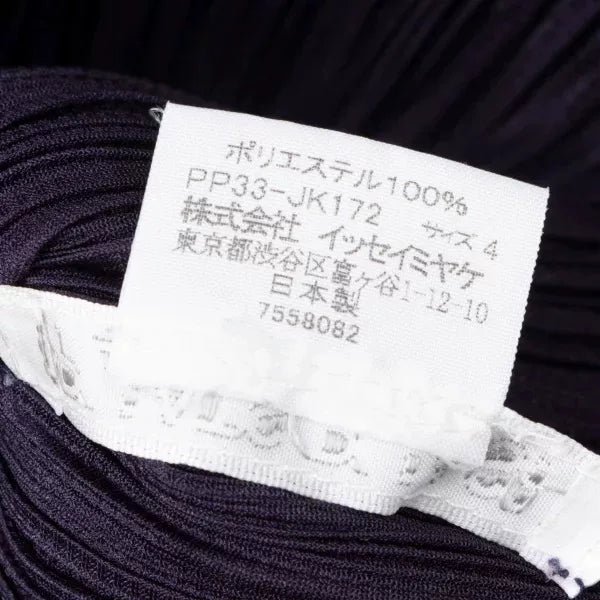 Issey Miyake Vintage Purple Pleated Top