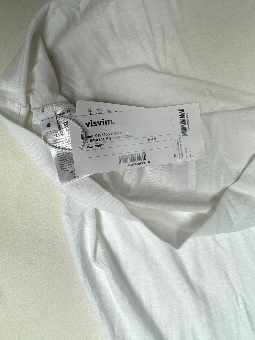 VISVIM 25SS JUMBO TEE S/S OFFICIAL Short-Sleeve T-Shirt