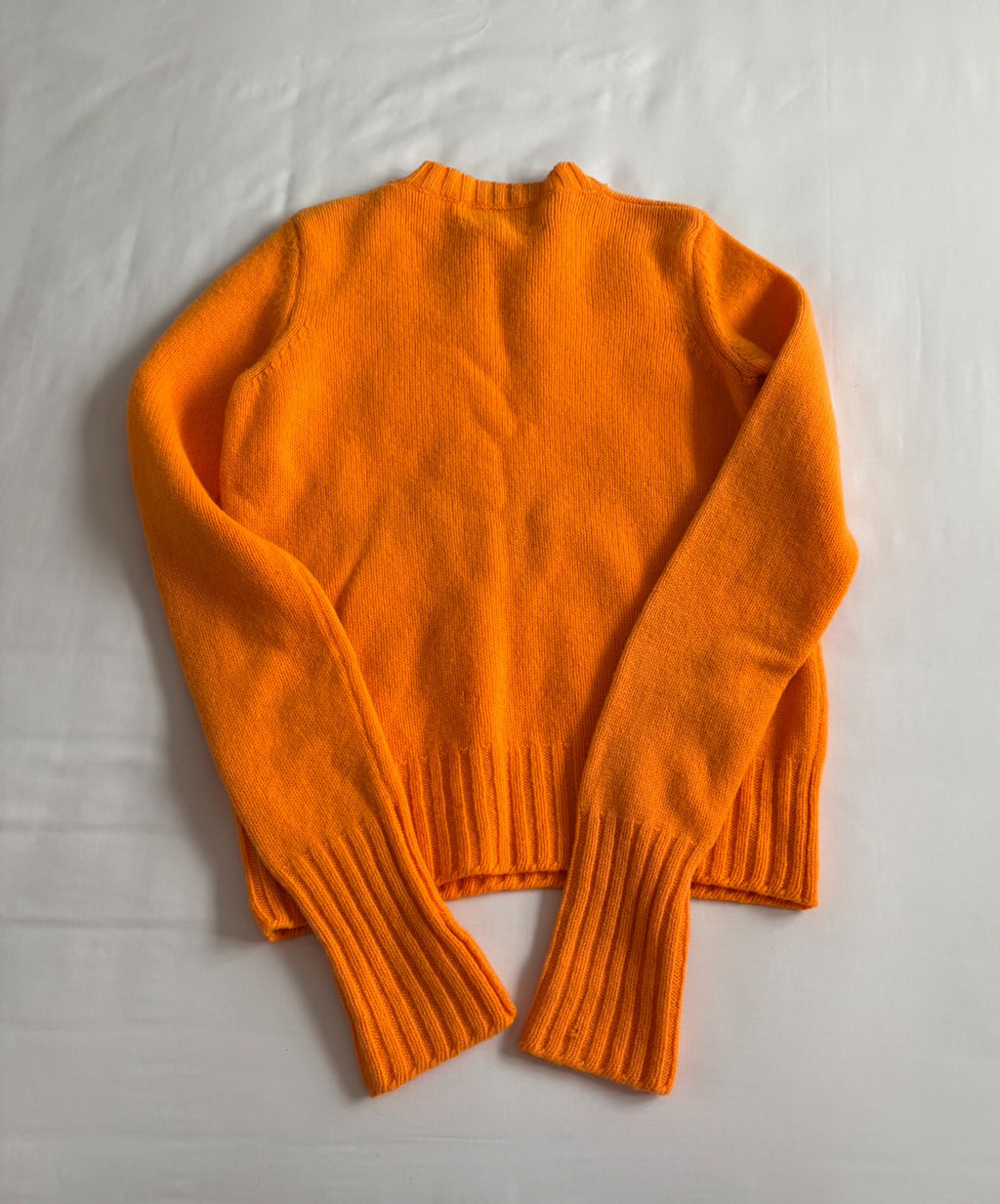 Walter van Beirendonck sweater W&LT pre‑owned vintage orange badge sweater