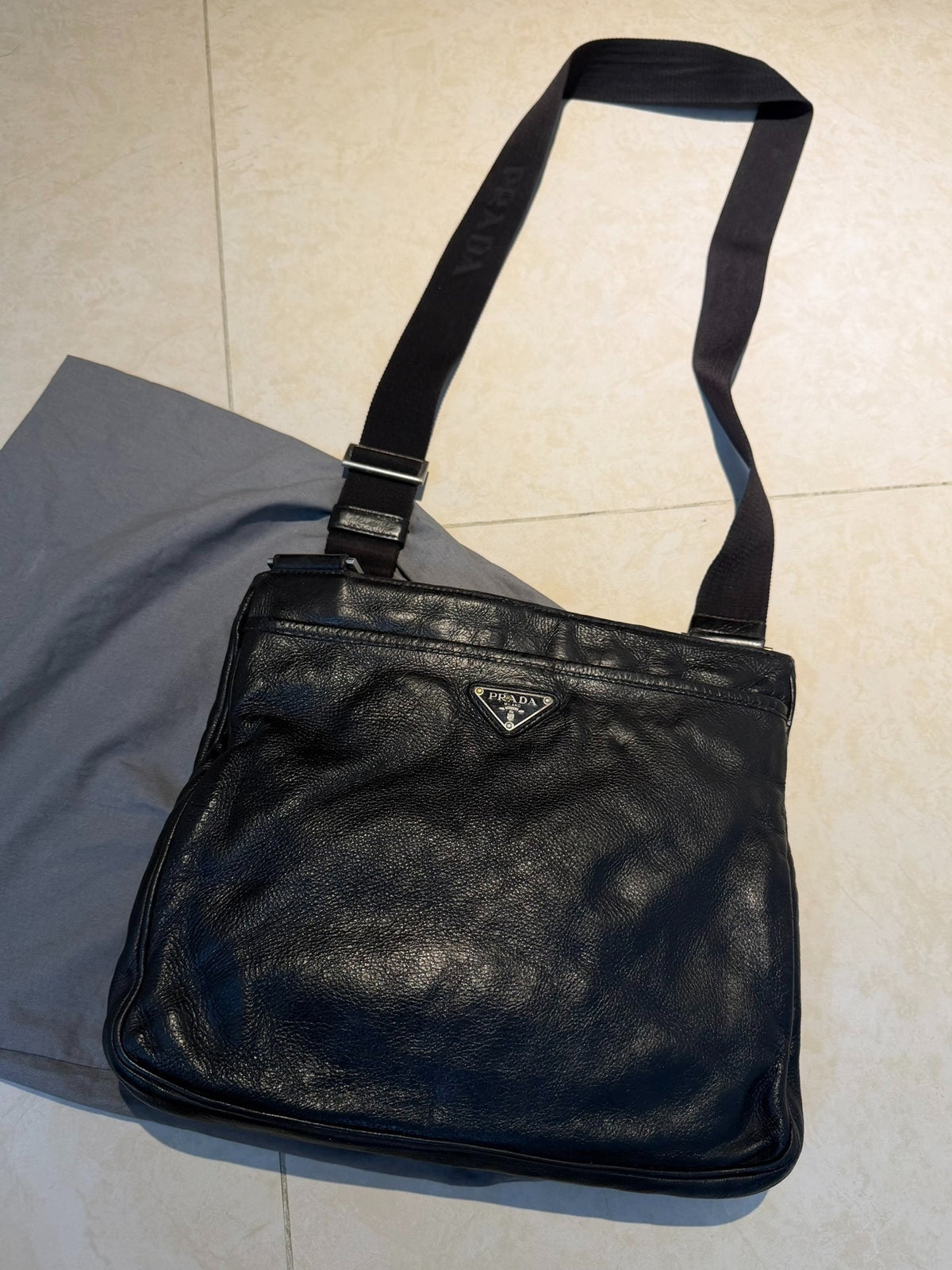 Prada sports red label sporty crossbody bag