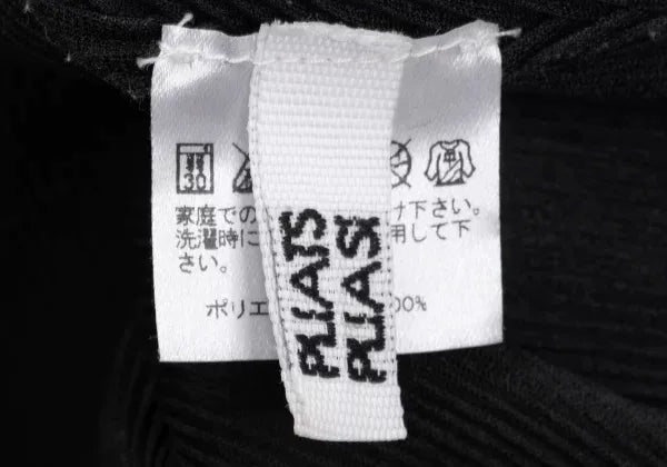 Issey Miyake Vintage Black Pleated Top
