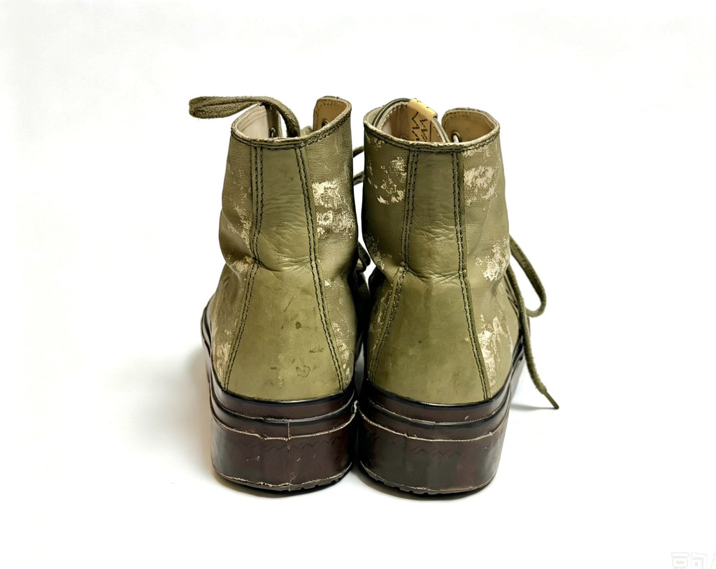 Visvim Skagway Hi G.patten 21SS Tie-Dye Distressed Beige Shoes