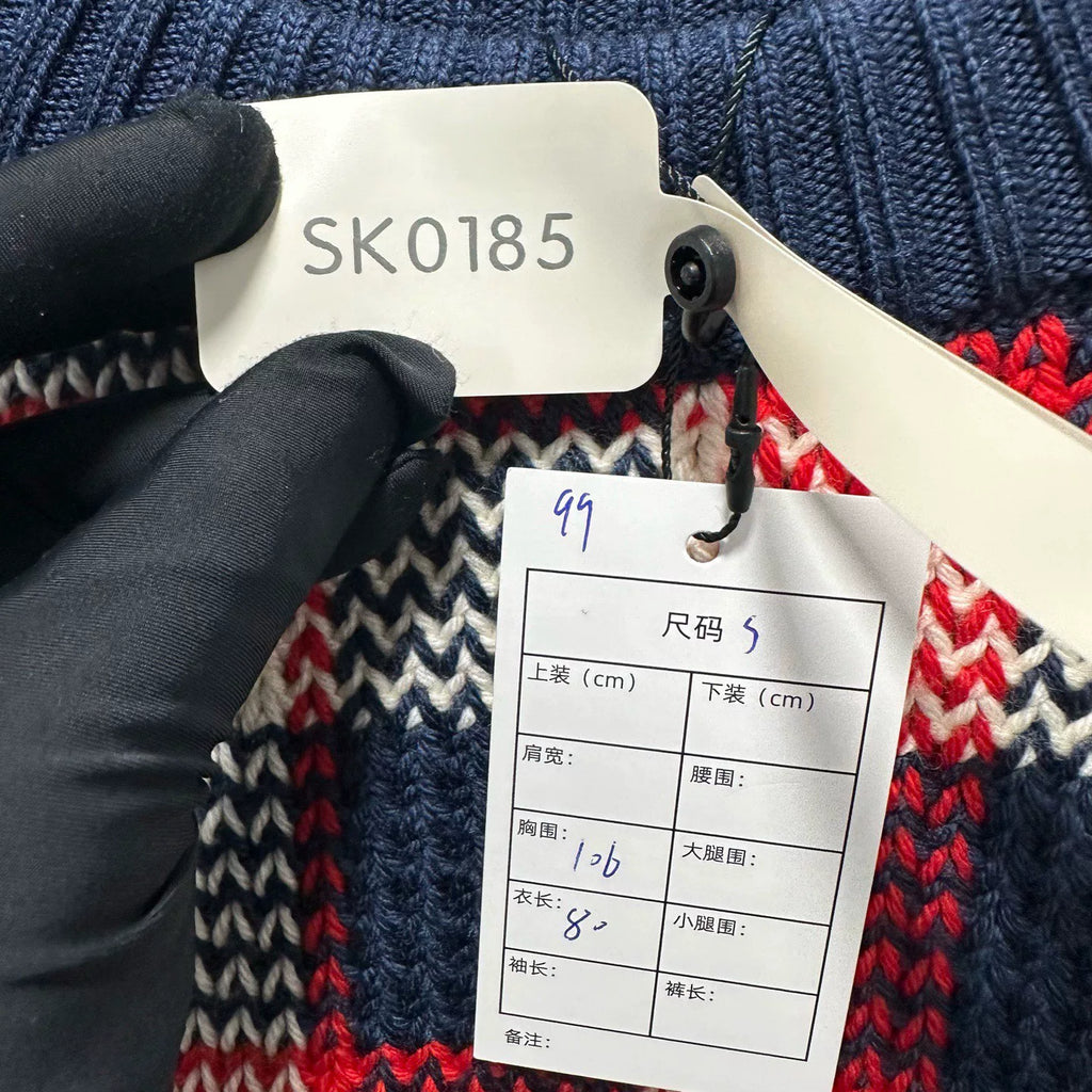 Louis Vuitton Red Blue Sweater