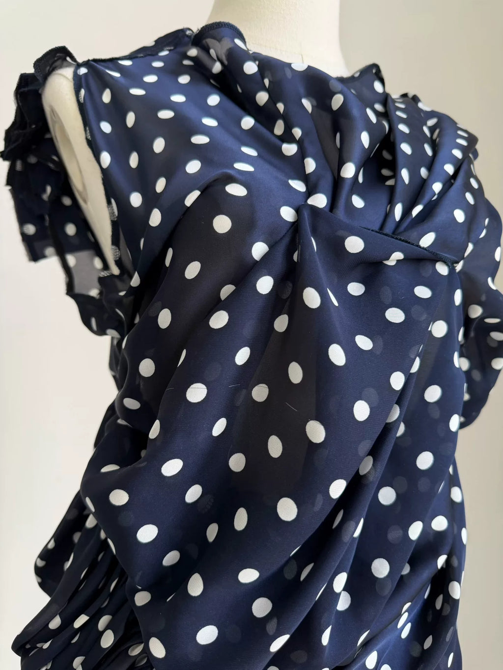 Comme Des Garcons Rei Kawakubo 2011 Main Line Deformed Polka Dot Top