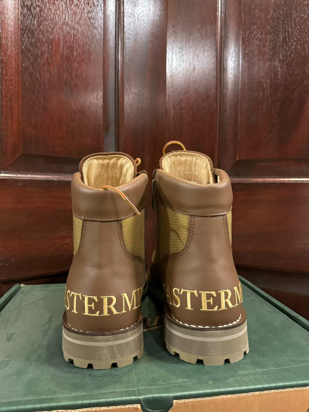 Mastermind World × DANNER Brown Zipped Boots