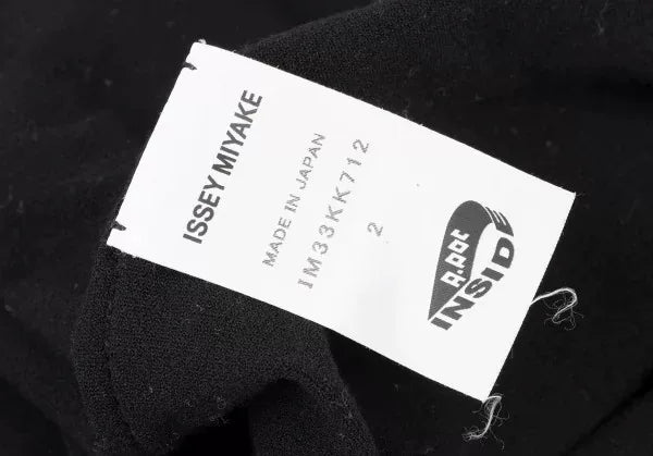 Issey Miyake Vintage Black Patterned Top