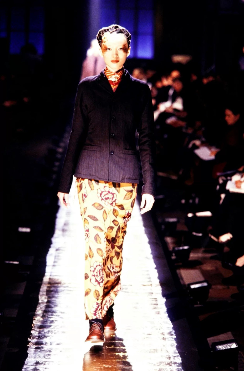 Dries Van Noten 1997 AW Floral Skirt