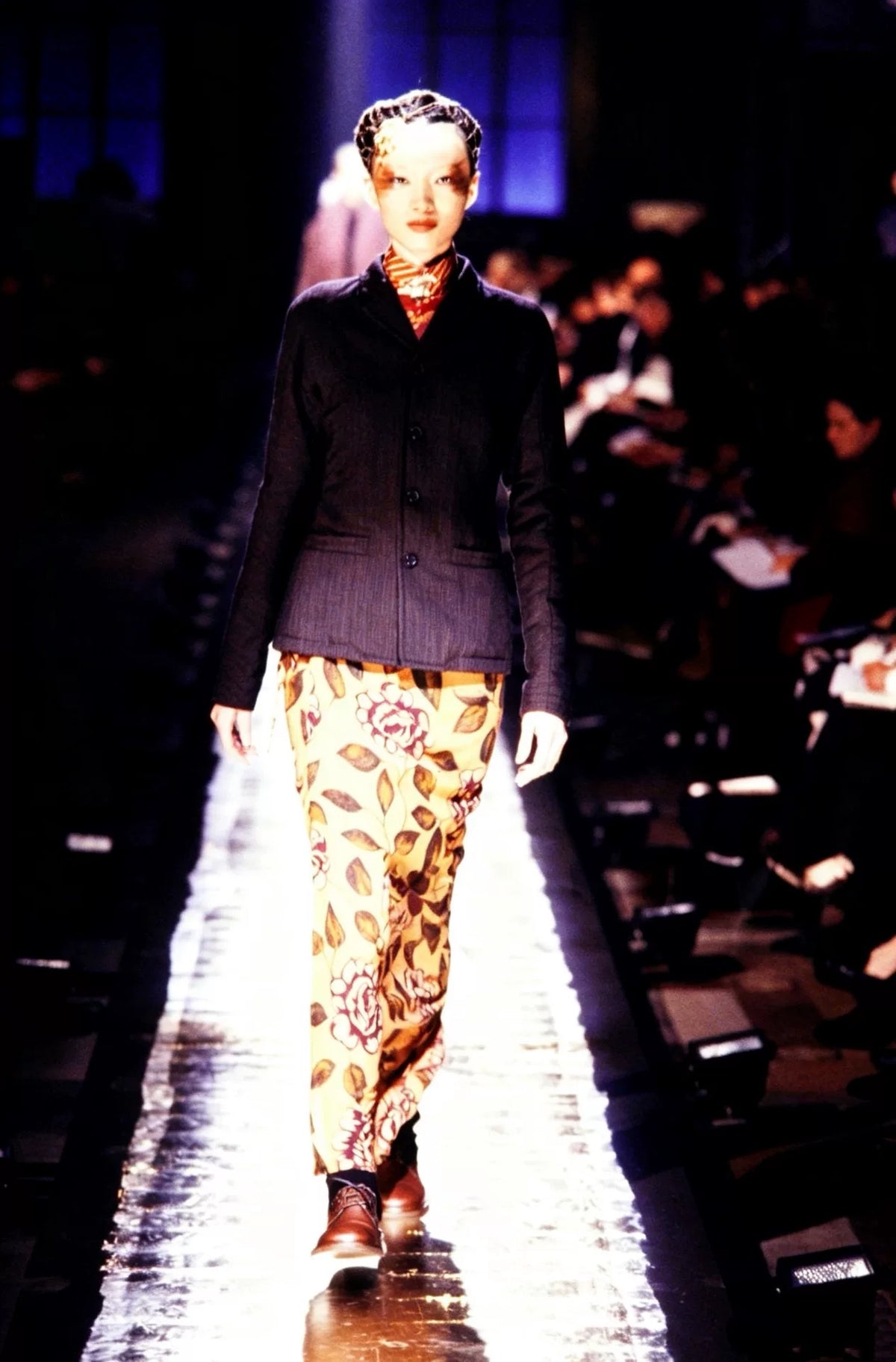 Dries Van Noten 1997 AW Floral Skirt