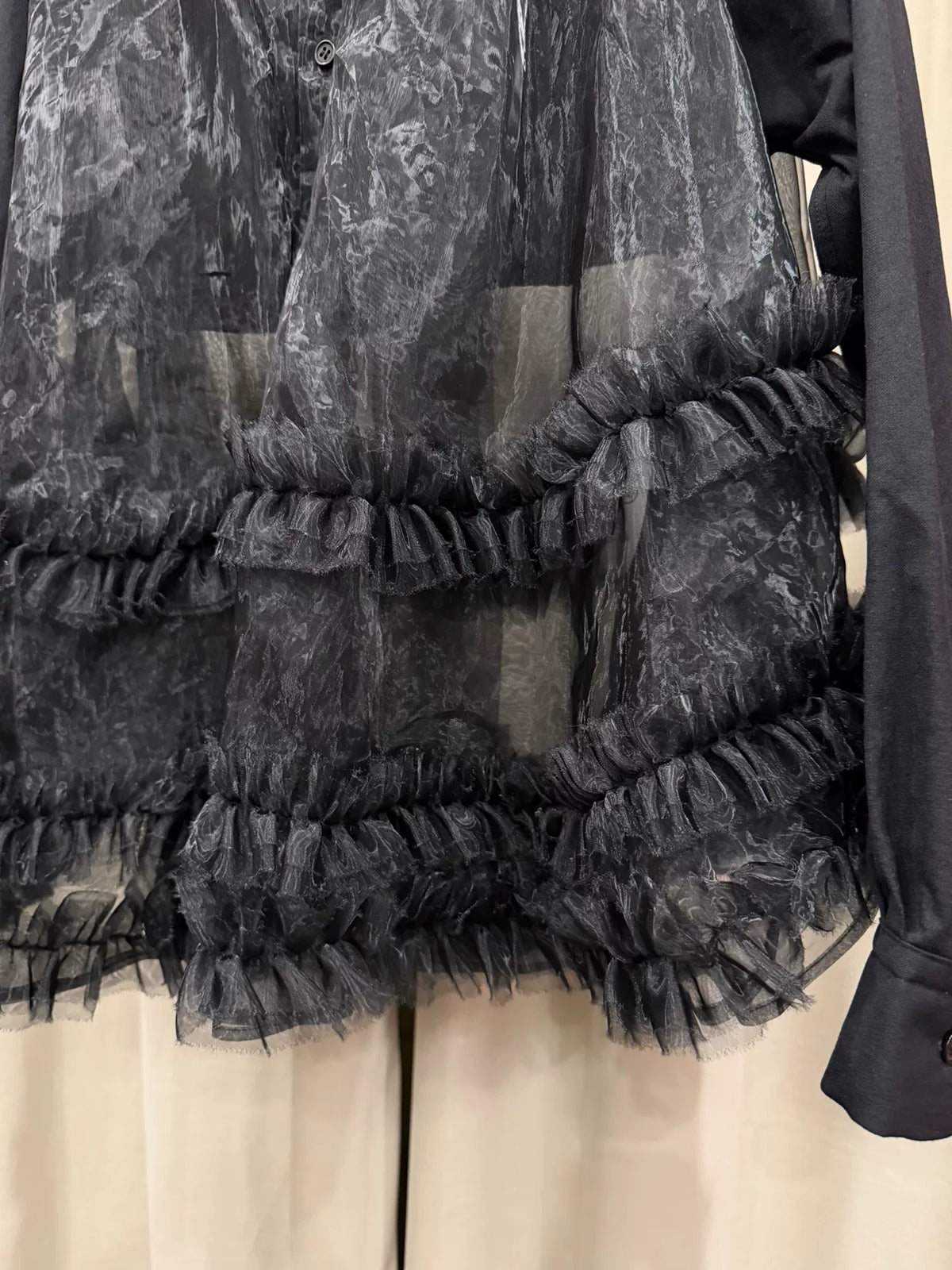 Comme des Garçons Noir Ruffled Shirt