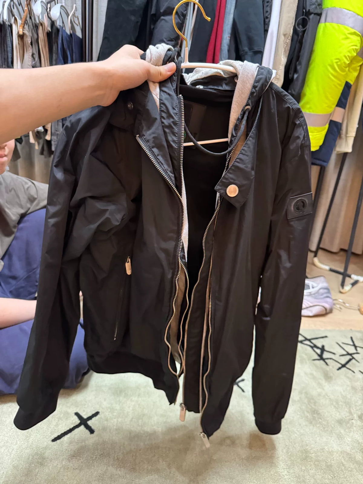 Dirk Bikkembergs SS06 Detachable Layered Nylon Coach Jacket