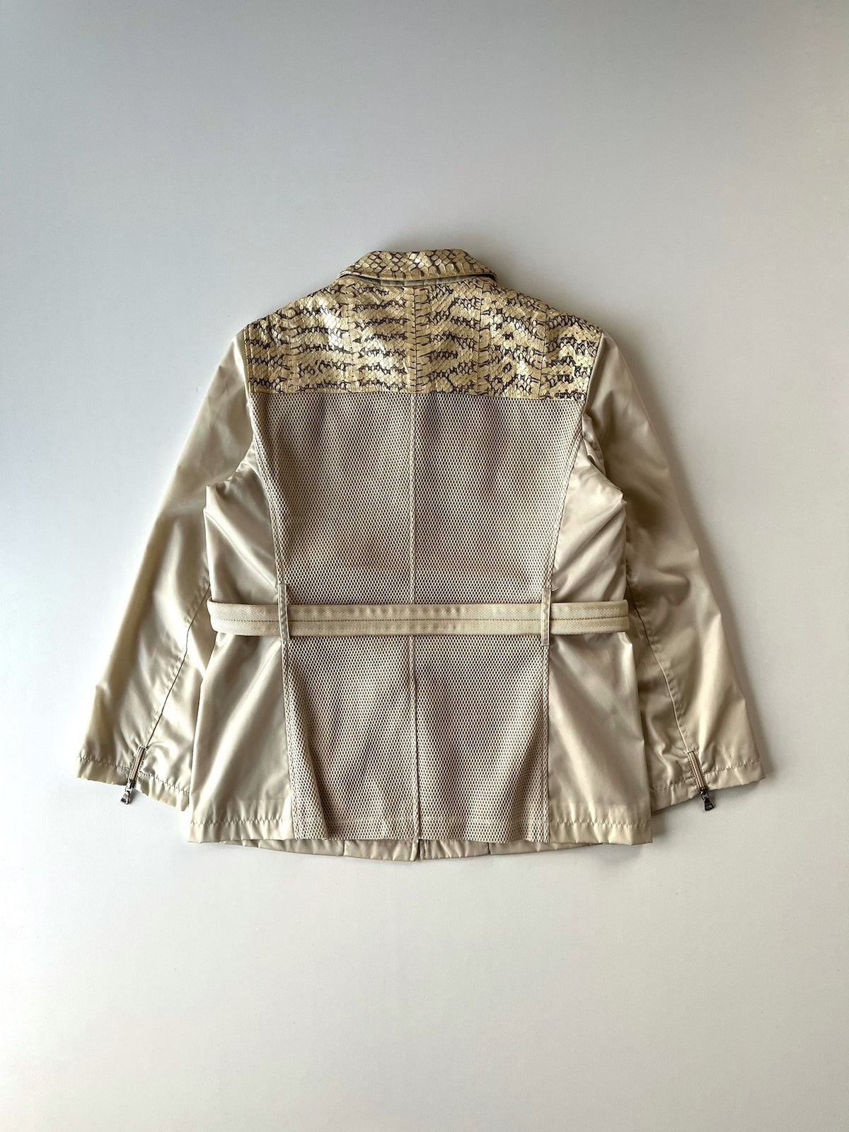 Prada SS99 Snake Print Nylon Jacket
