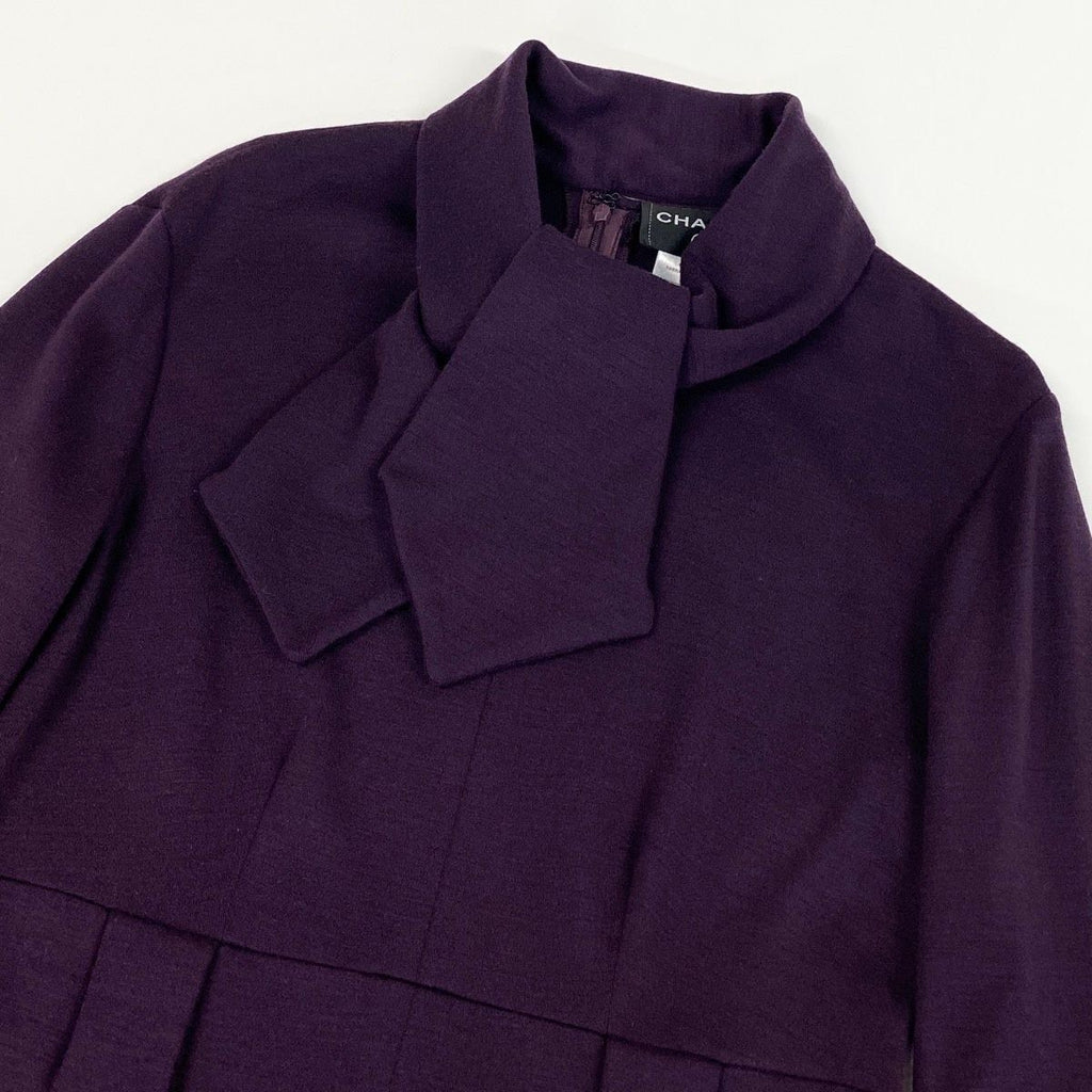 Chanel AW07 Bow Wool Dress