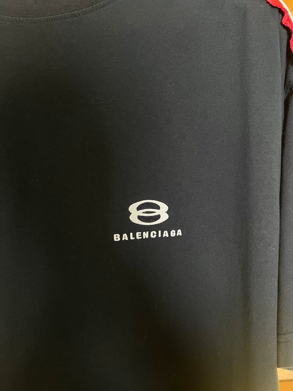 Balenciaga Colorblock Short Sleeve Top