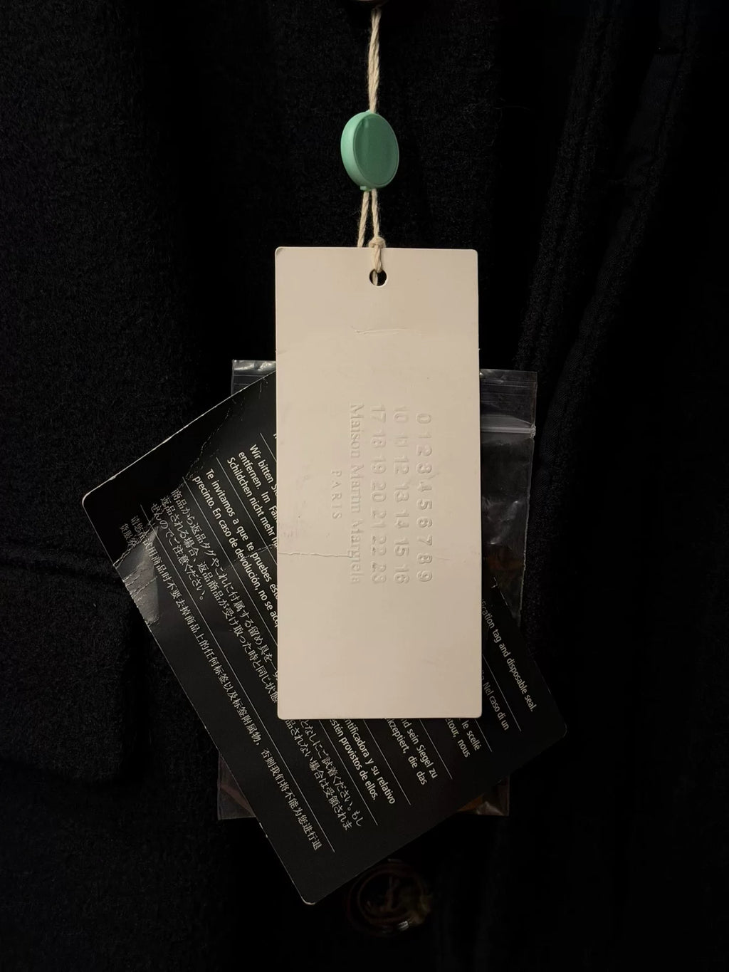 Maison Martin Margiela Cotton-Lined Wool Coat
