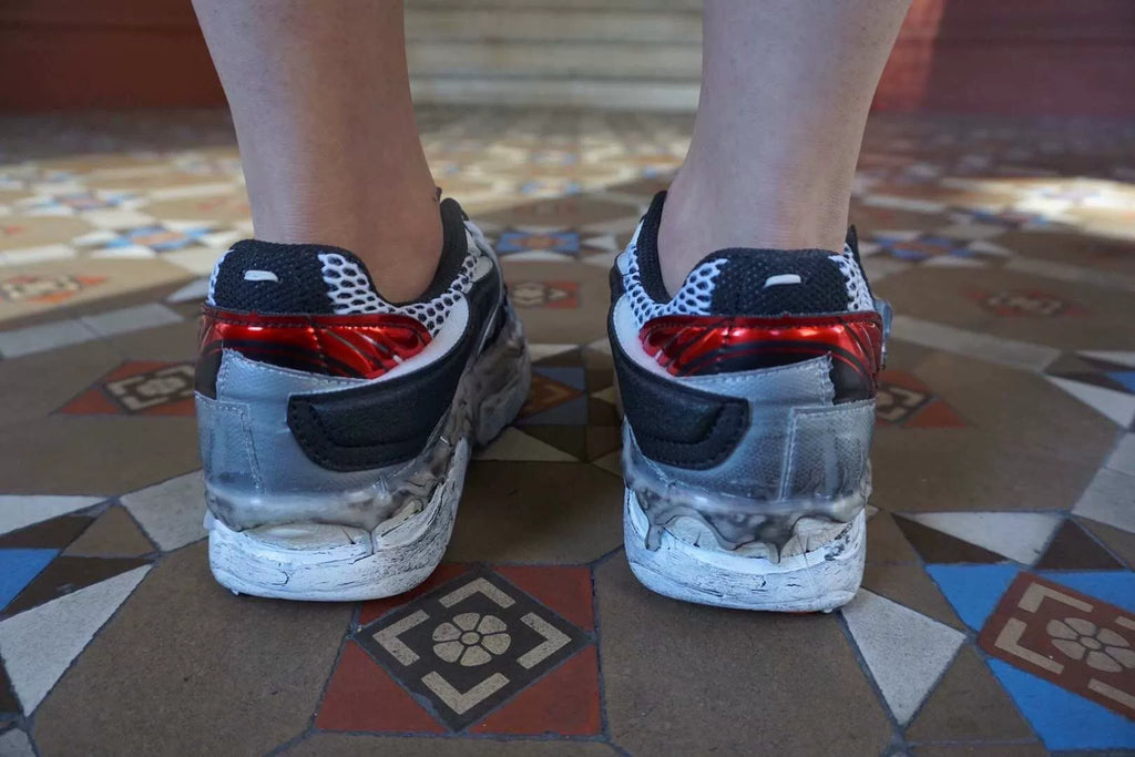 Maison Margiela FW19 White/Black/Red Fusion Sneakers