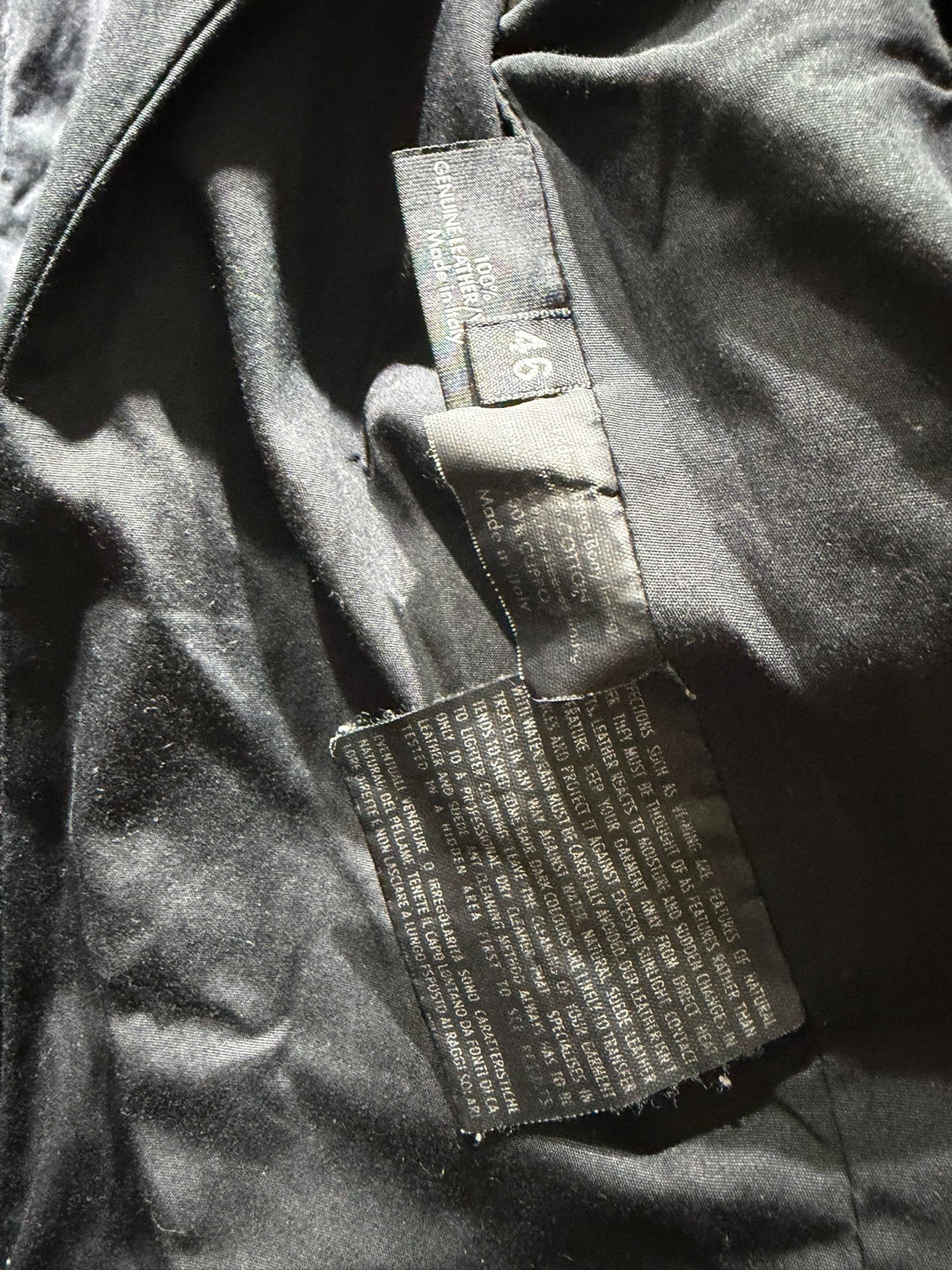 Gucci by Tom Ford Suede Button Down Leather Jacket