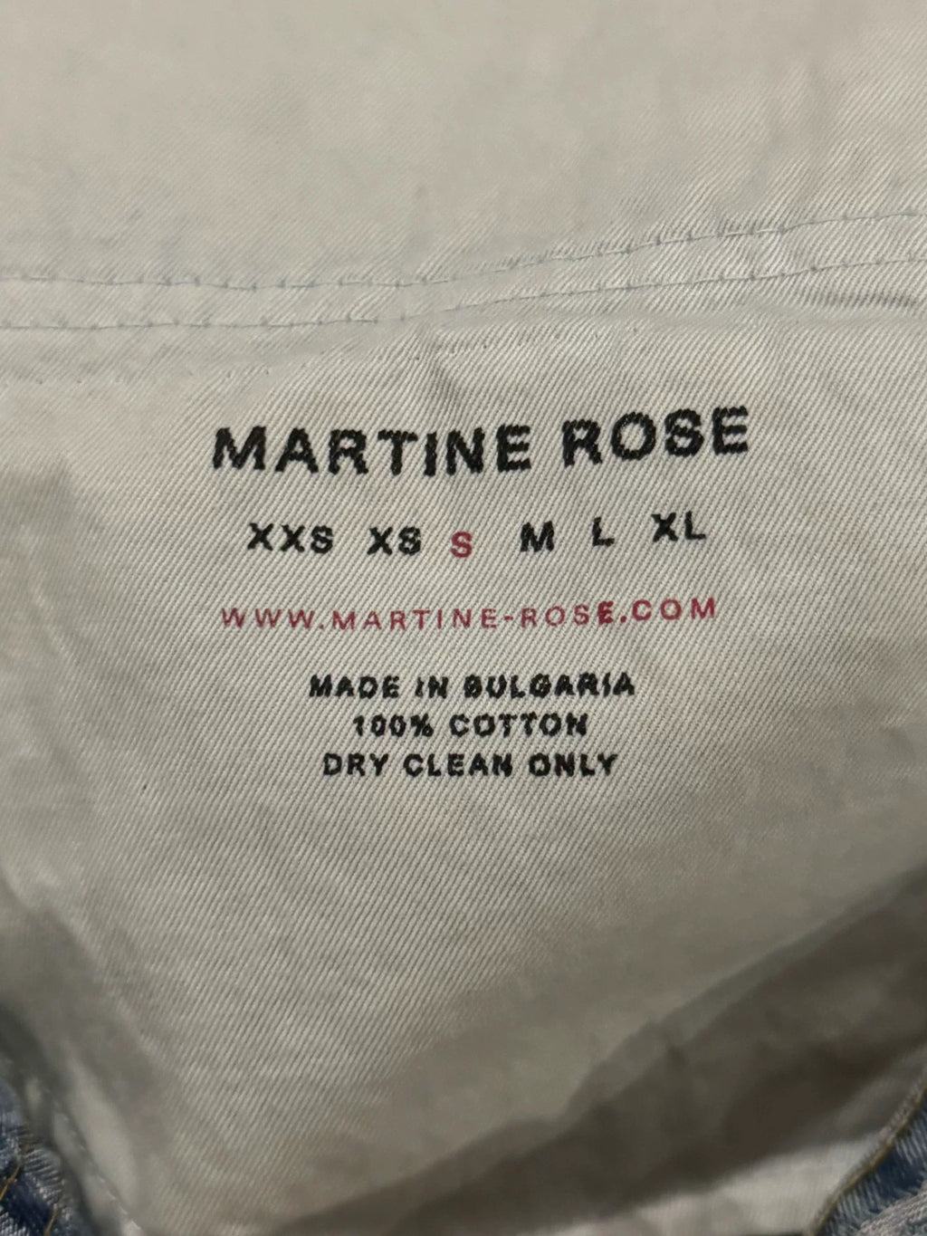 Martine Rose Embossed Jeans