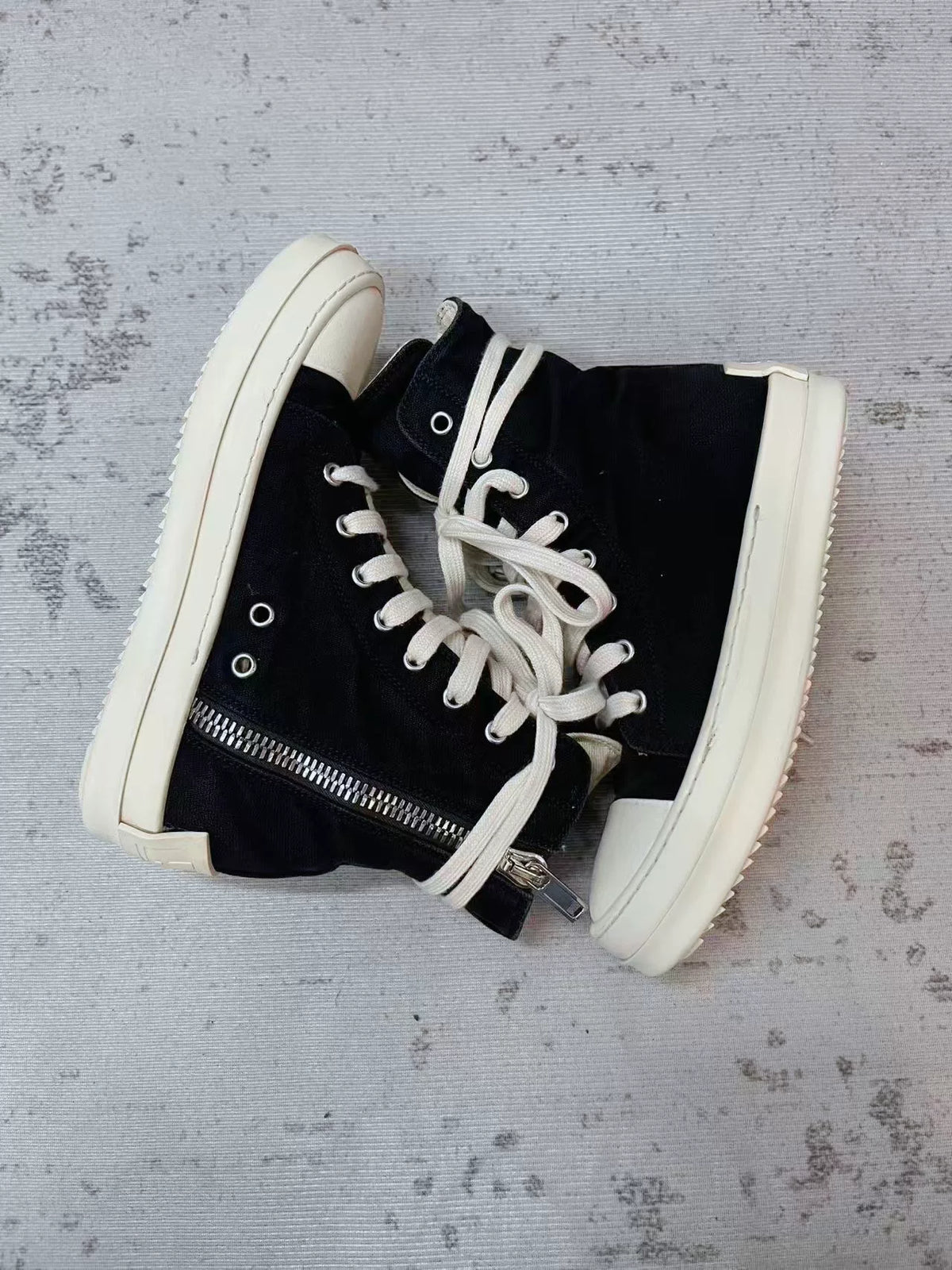 Rick Owens Drkshdw Heel Logo Sneakers