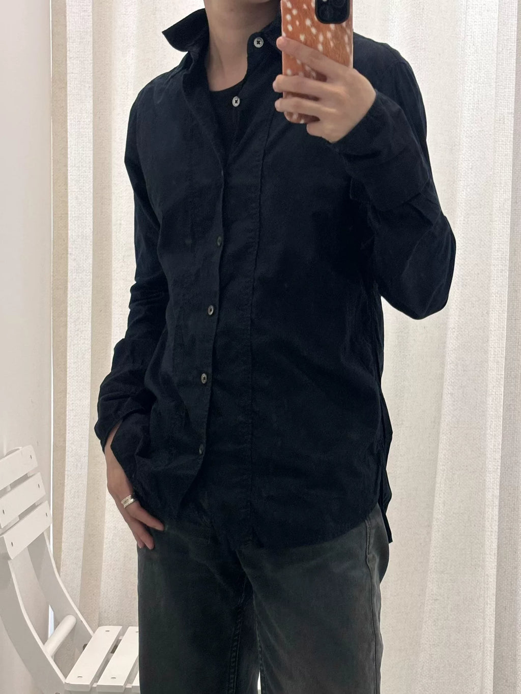 Ann Demeulemeester | 2000s Double-Collar Shirt