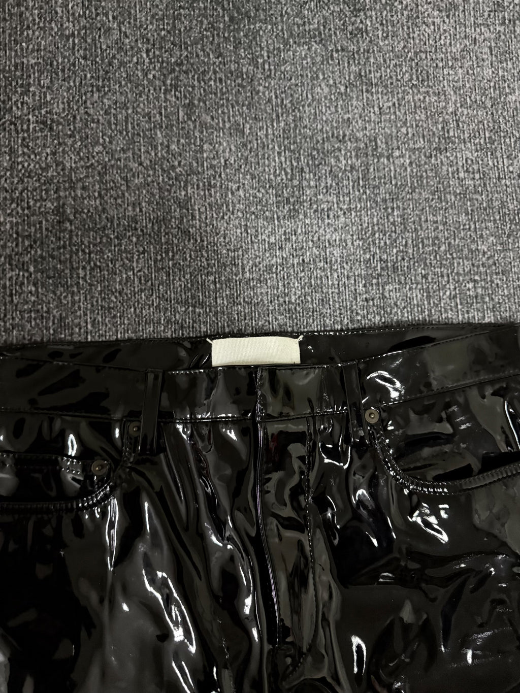 Maison Margiela Glossy Patent Leather Pants