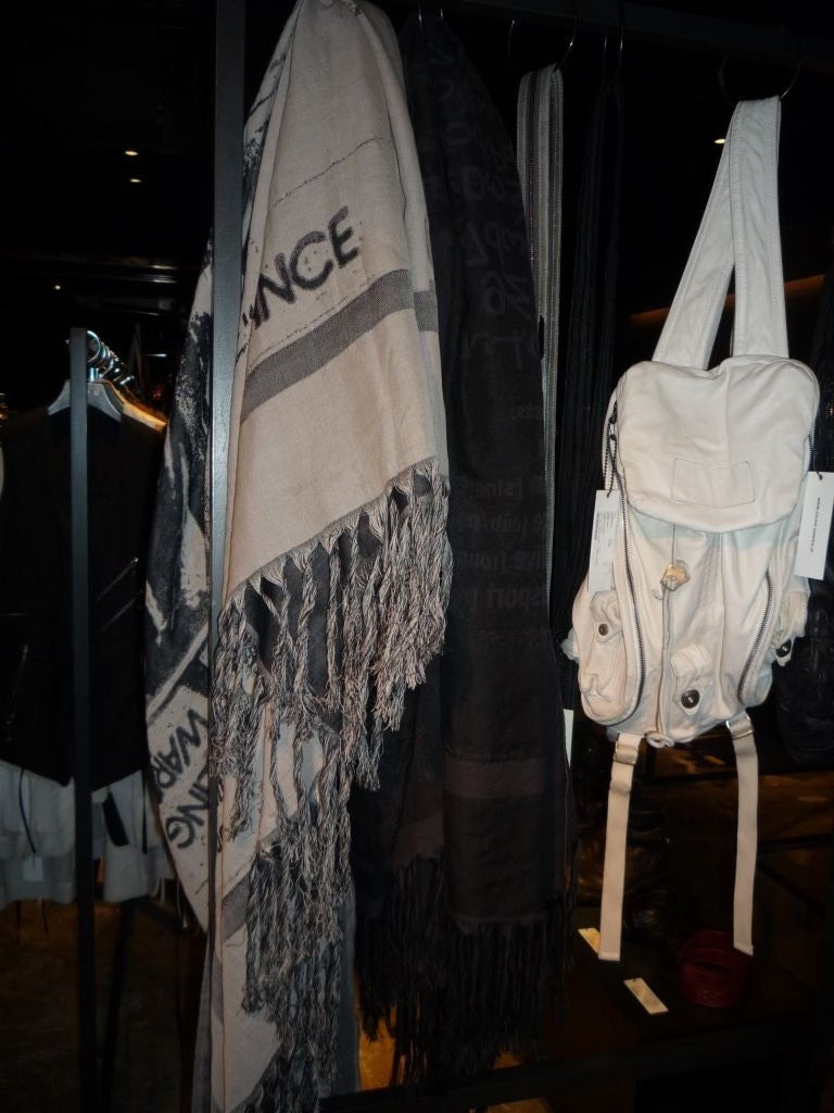 Julius_7 SS11 Killing Joke jacquard scarf large shawl