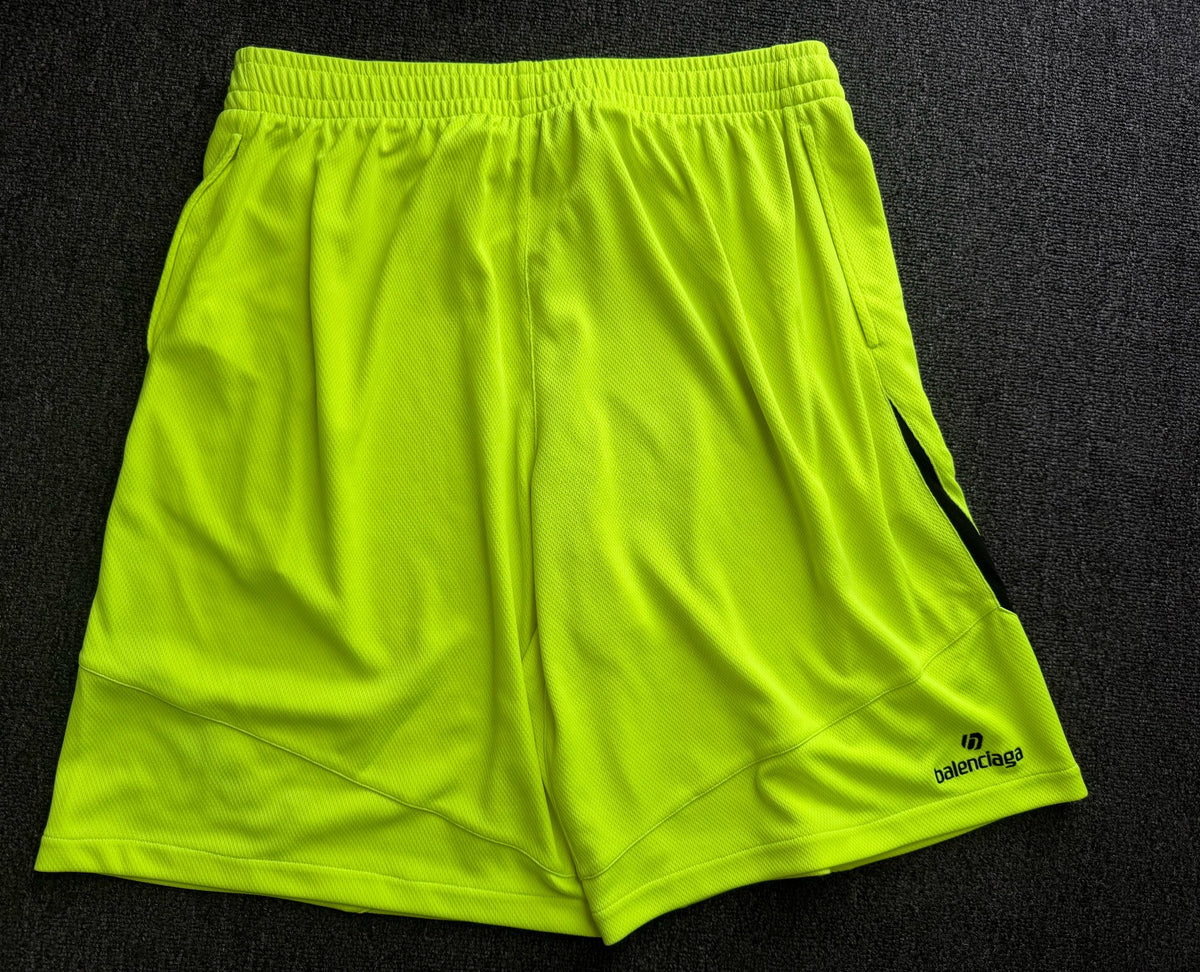 Balenciaga Soccer Shorts Yellow