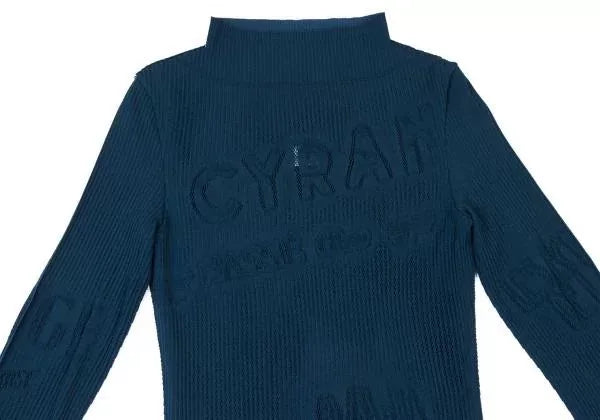 Jean Paul Gaultier Vintage Blue Cut-Out Floral Top