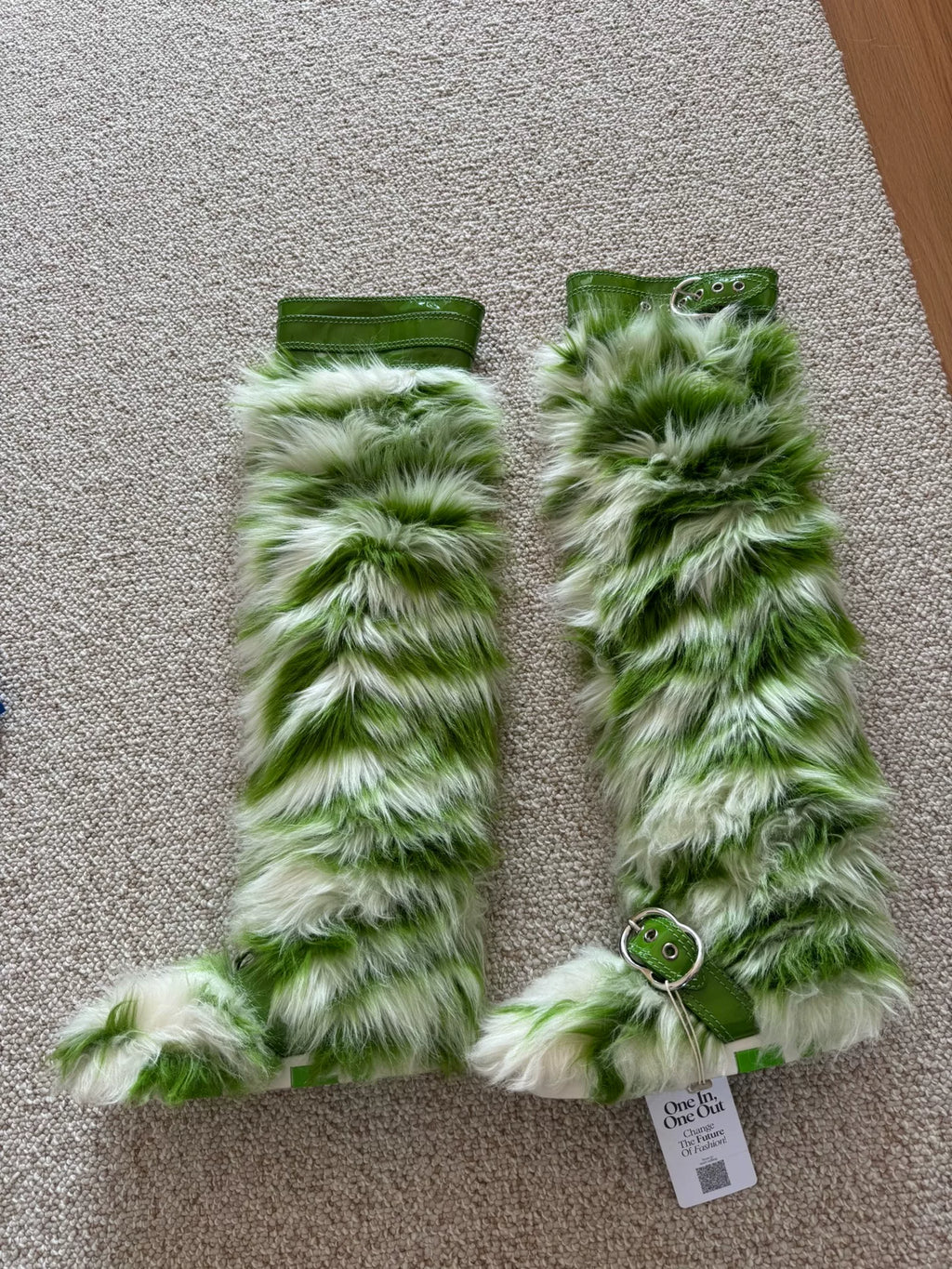 Miu Miu 17FW Fuzzy Boots