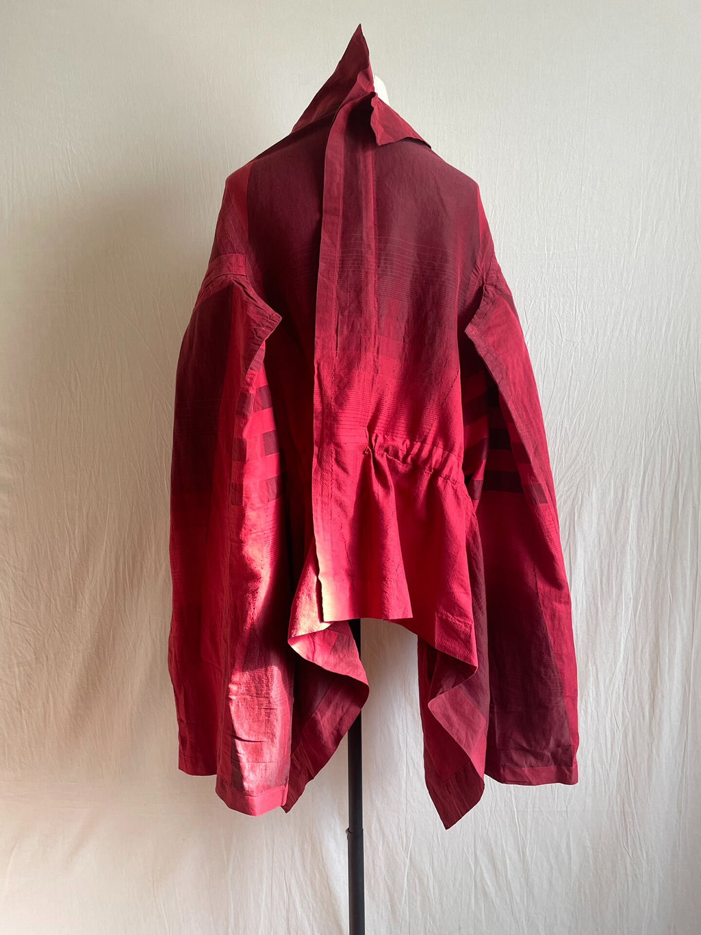 Issey Miyake Crimson Peeling Top