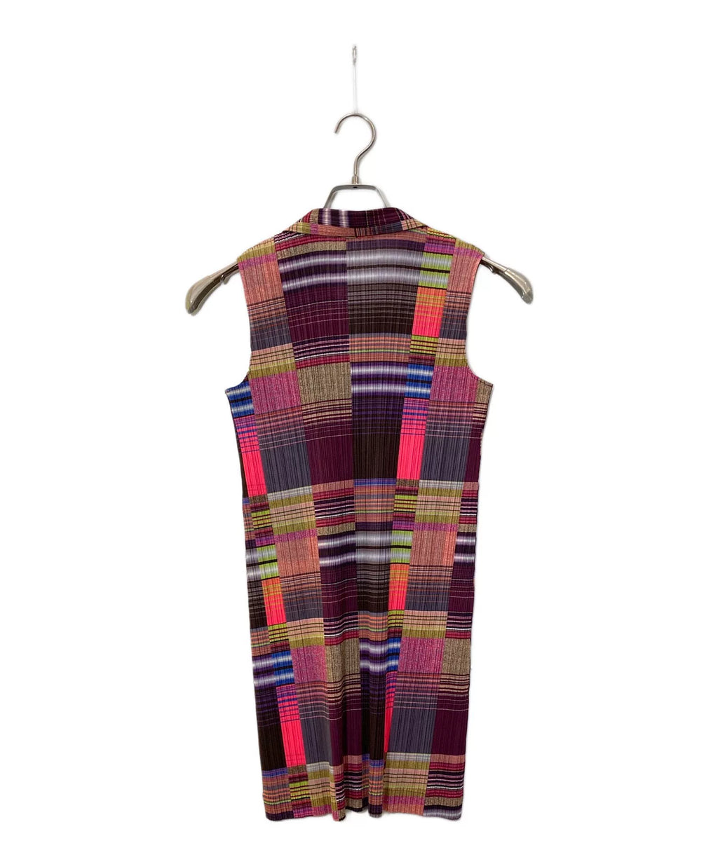 Issey Miyake Mosaic Plaid Dress