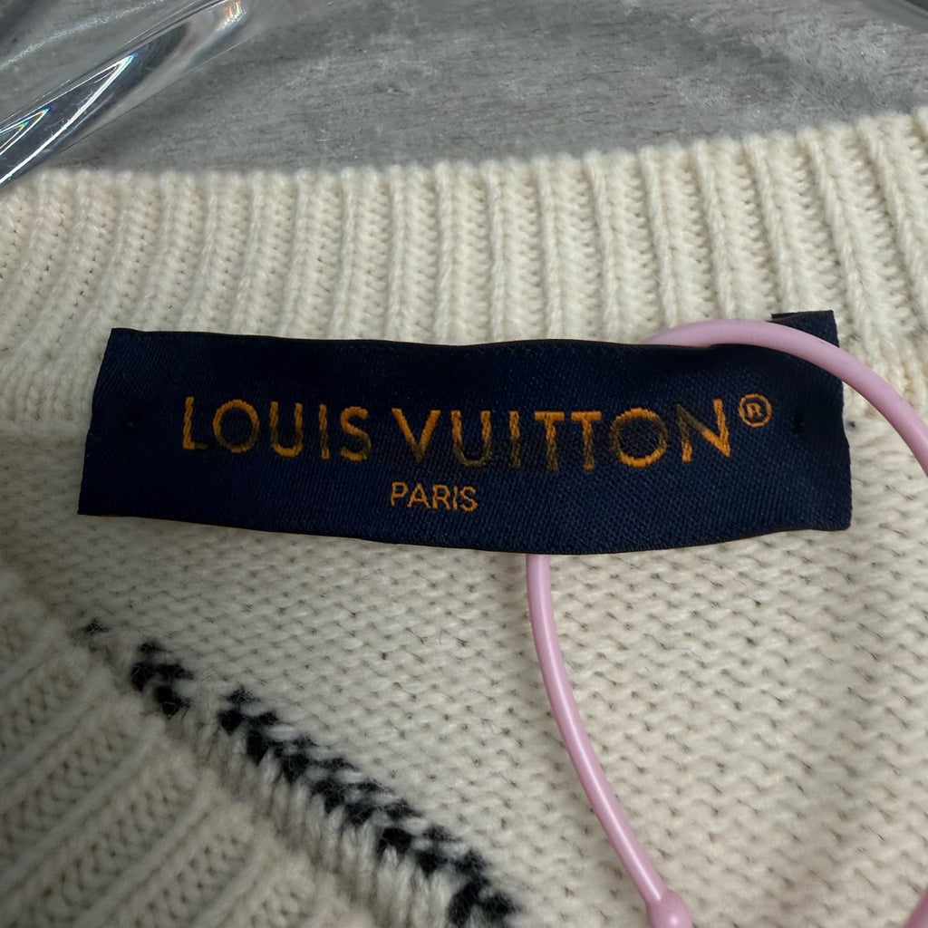 Louis Vuitton Colorful Graffiti Wool Sweater