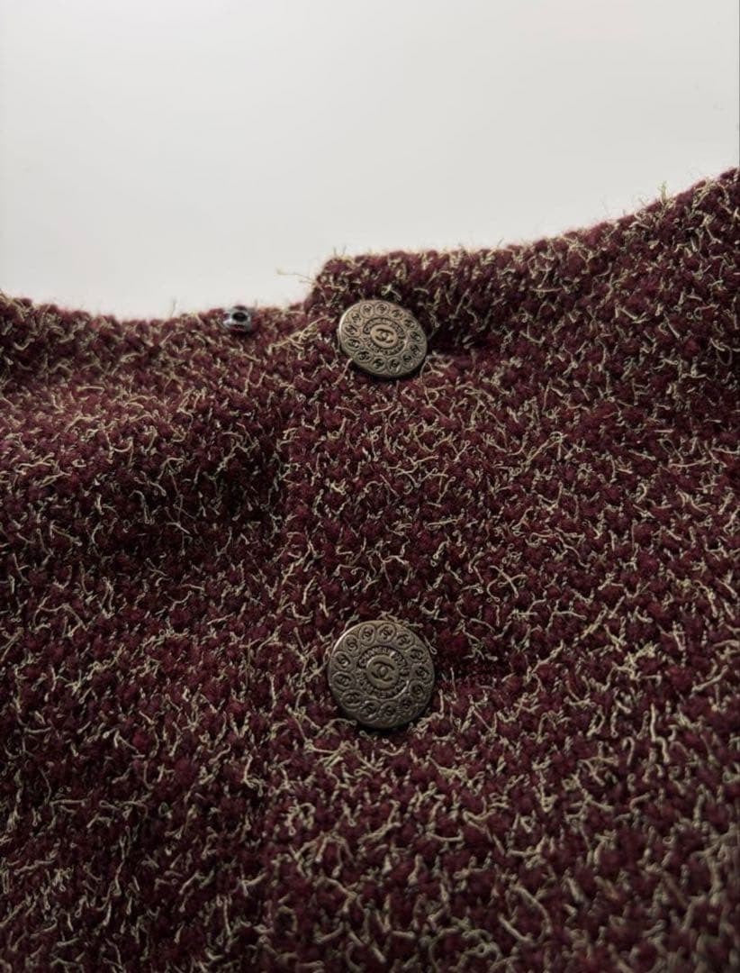 Chanel AW97 Tweed Knit Suit