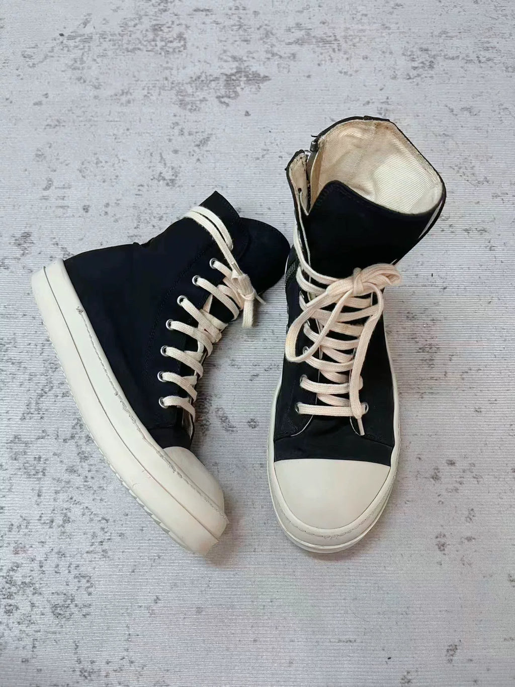 Rick Owens Drkshdw Side Logo Sneakers