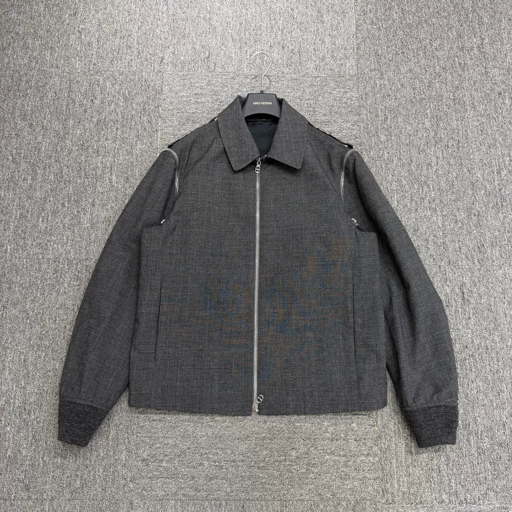 Dior Detachable Sleeve Wool Jacket