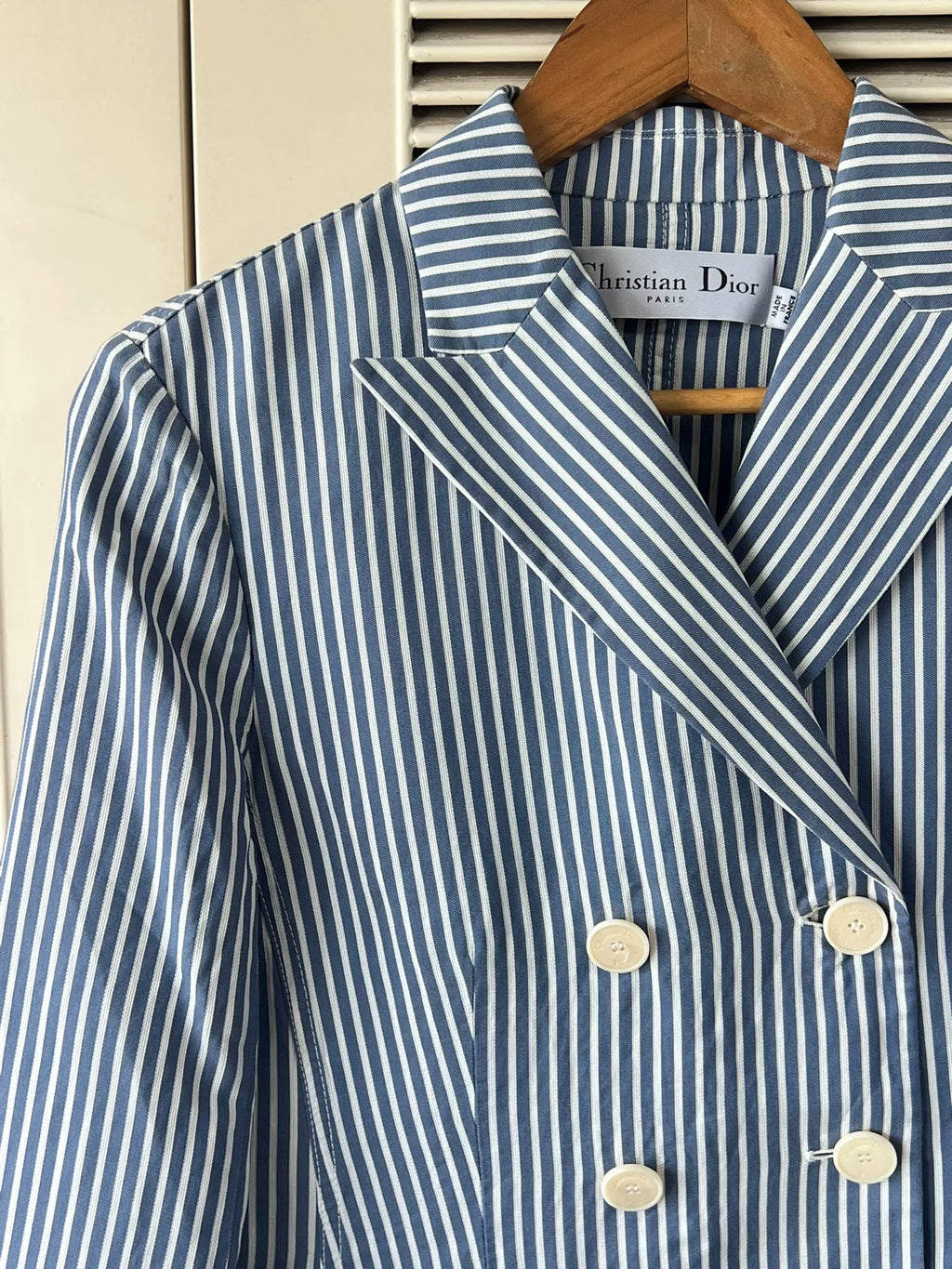 Dior Striped Double-Breasted Blazer