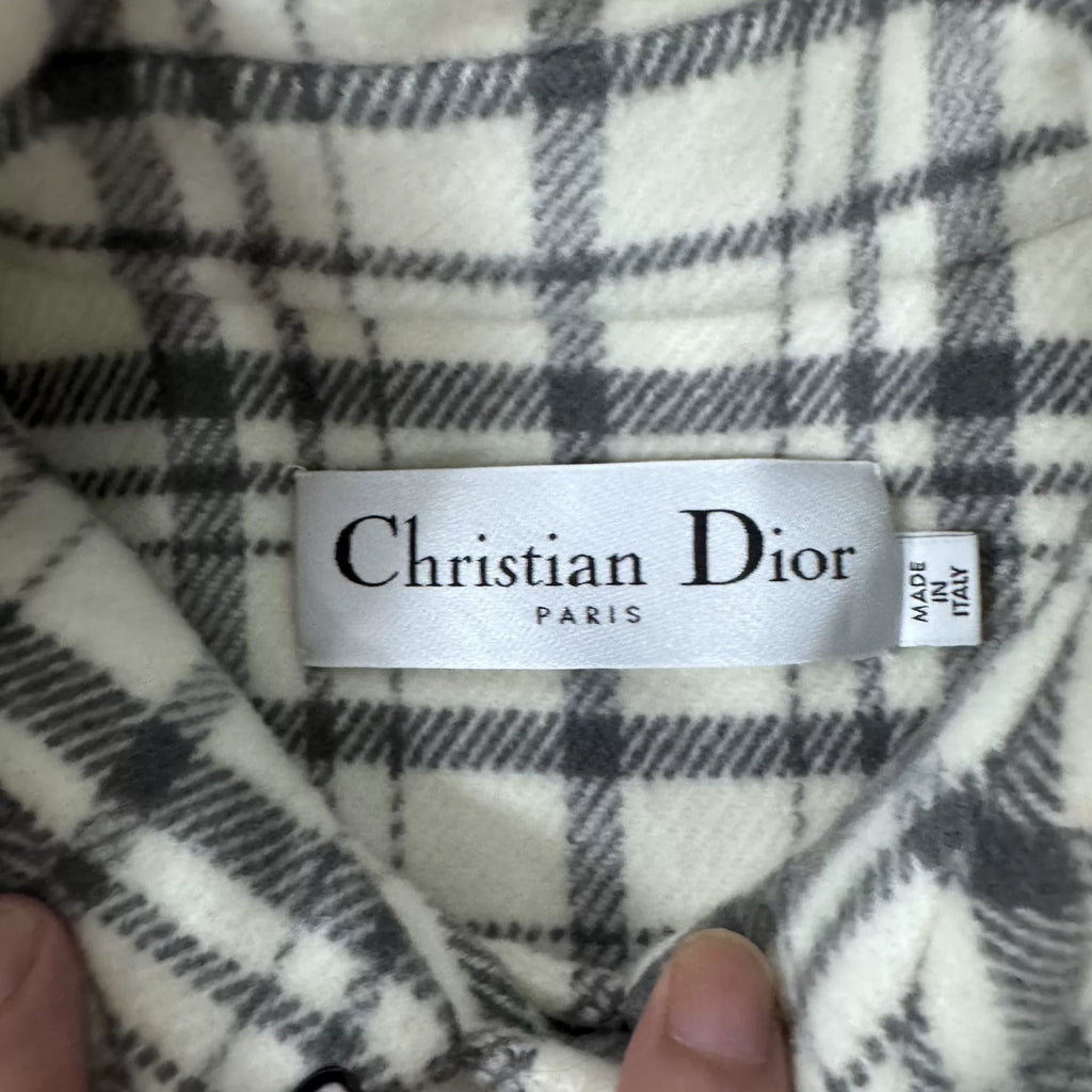 Dior Wool Plaid Coat