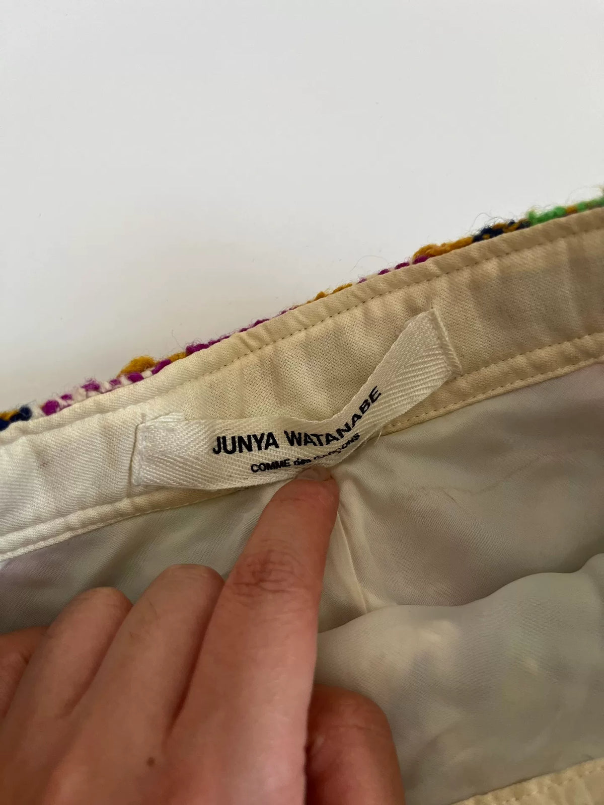 Junya Watanabe Plaid Midi Skirt