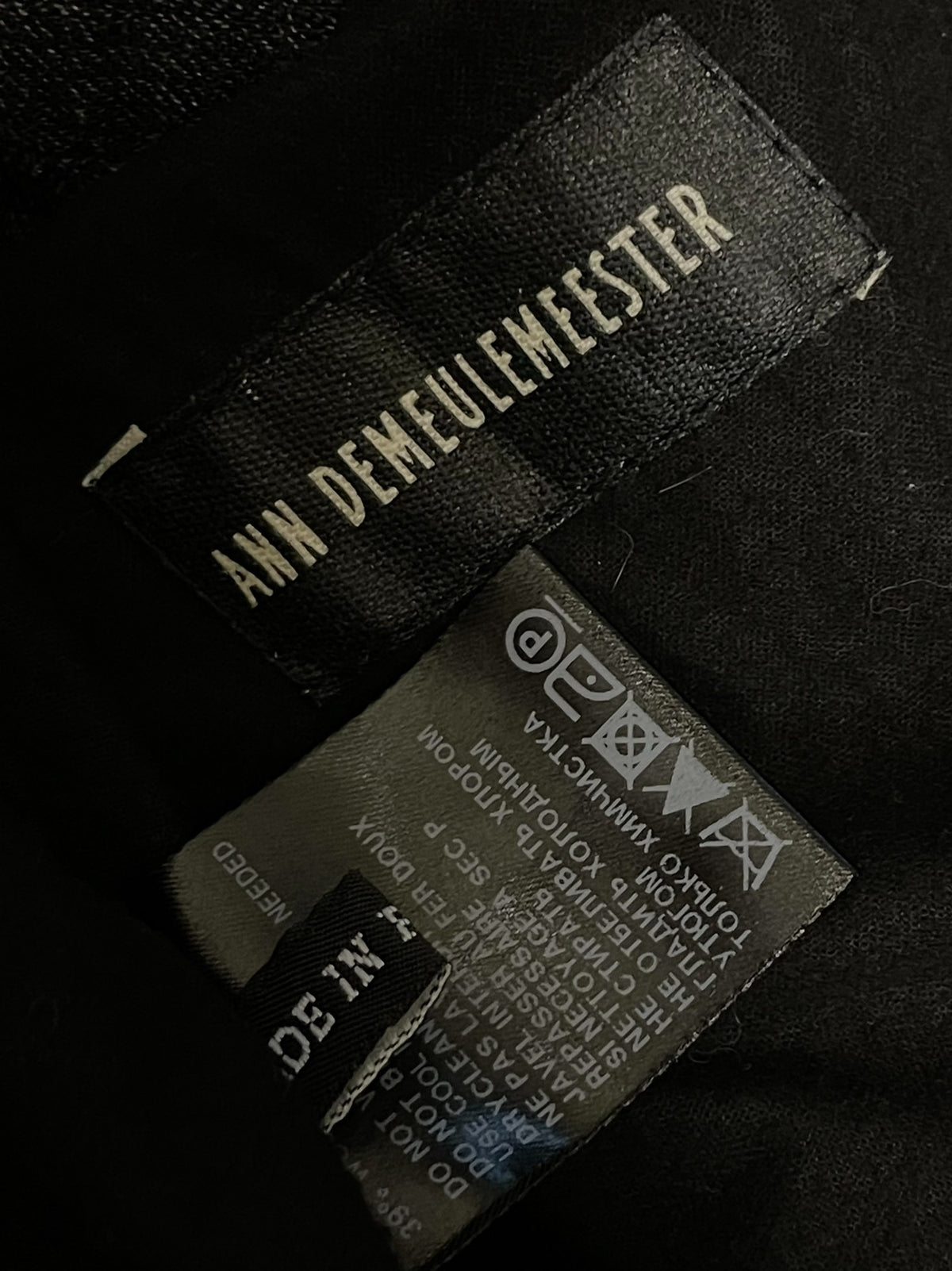 Ann Demeulemeester｜AW 2008 Artisan Coat