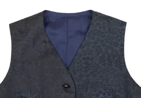 Jean Paul Gaultier Vintage Blue Patterned Vest