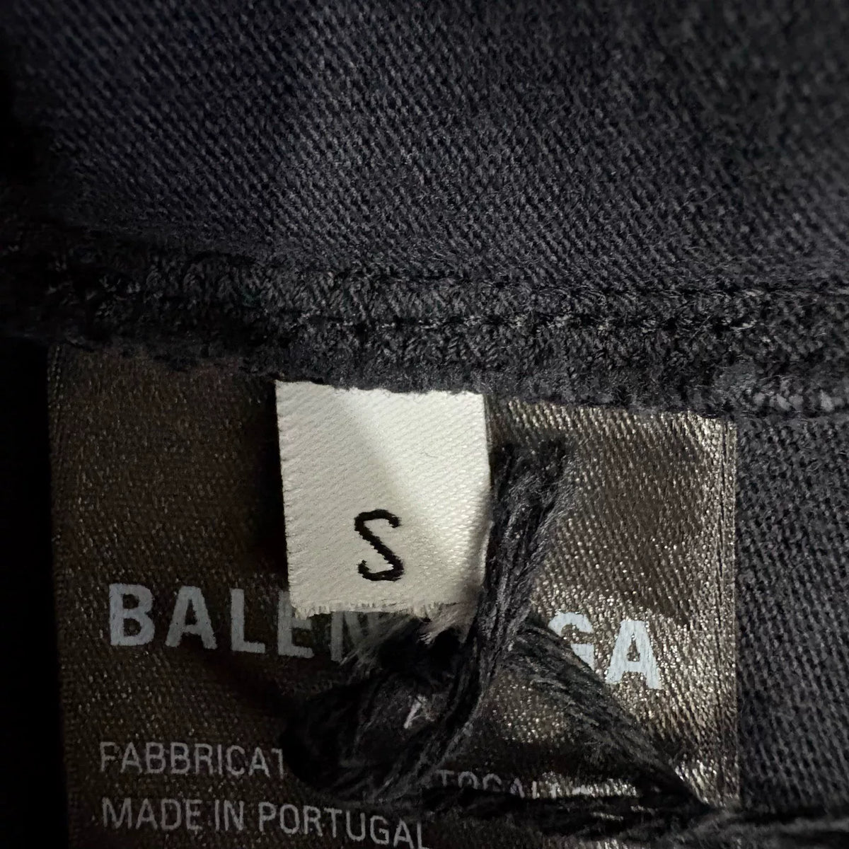 Balenciaga Black Logo Scissor Graffiti Print Short Sleeve Top