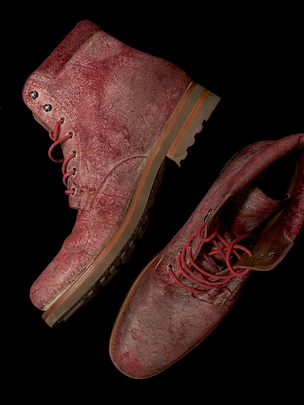 Alexander McQueen | Corroded Distressed Martin Boots