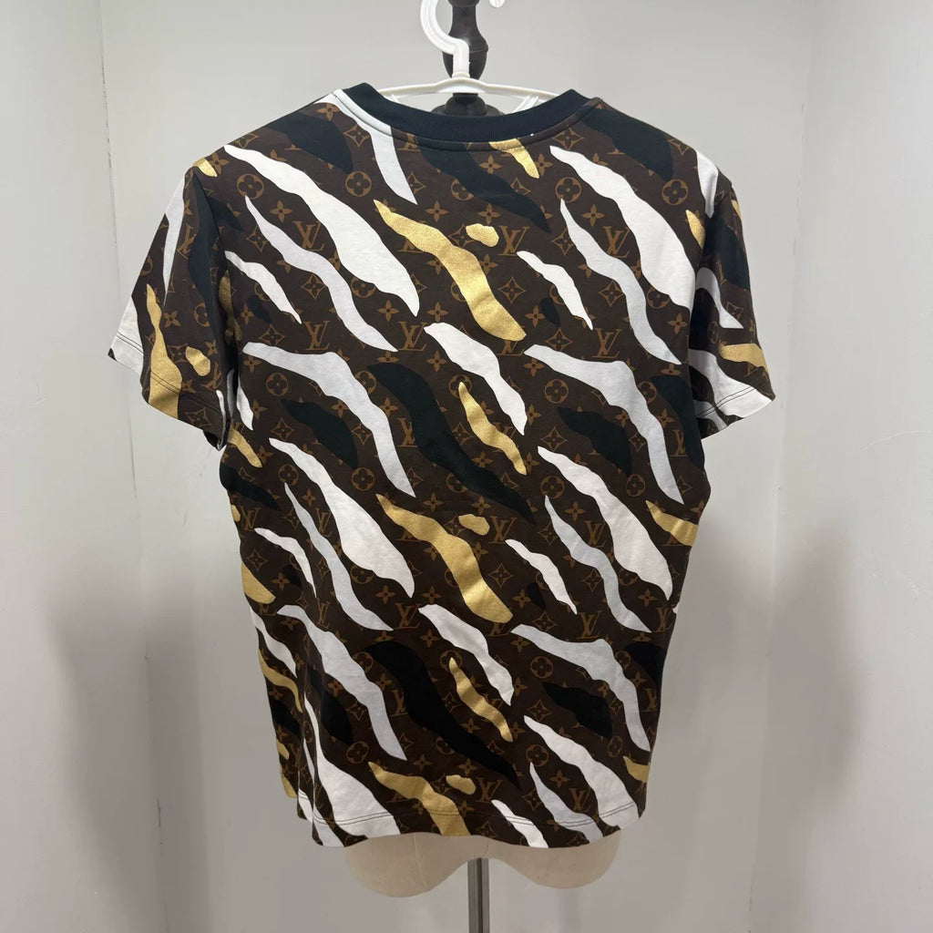 Louis Vuitton Camo All-Over Print Short Sleeve Shirt