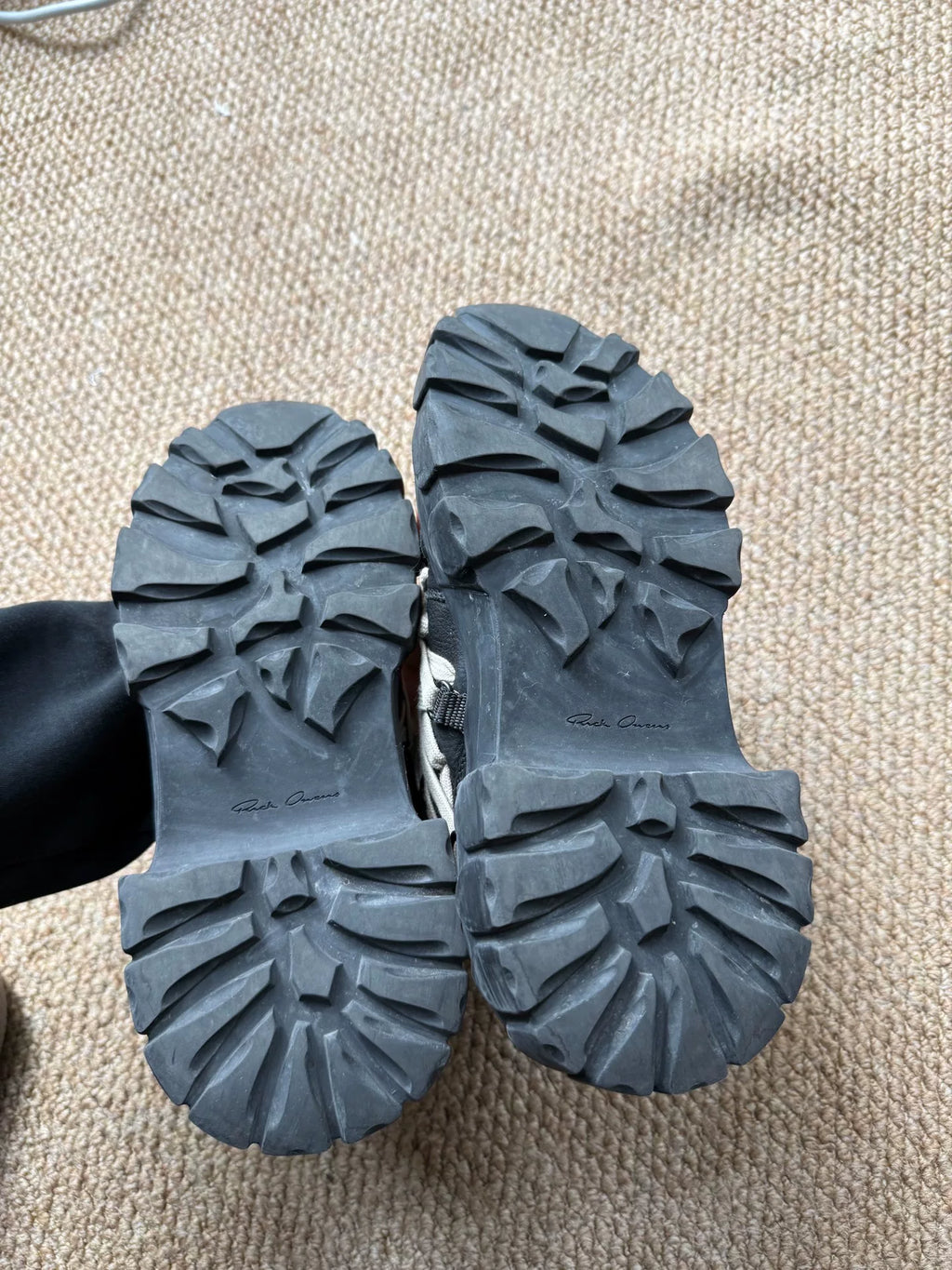 Rick Owens Octopus Sole Laced Sneakers
