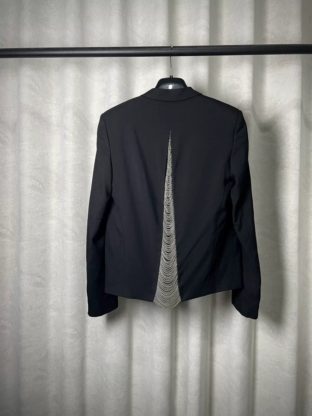 Saint Laurent Paris 14SS Wool Cuban Chain Blazer