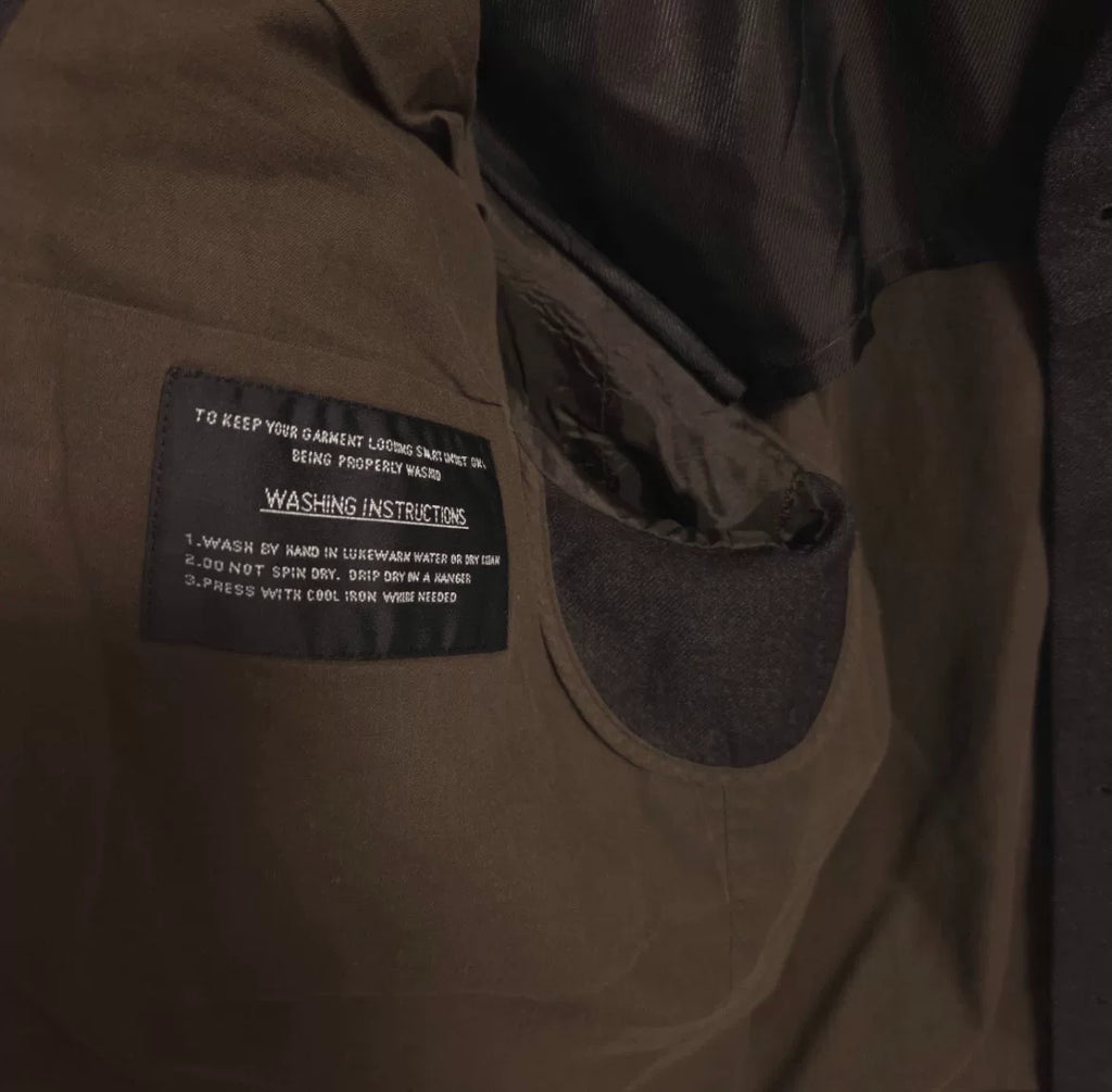 Maison Margiela AW02 Wool Flannel Truck Driver Jacket