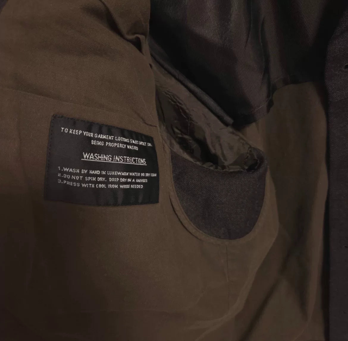 Maison Margiela AW02 Wool Flannel Truck Driver Jacket