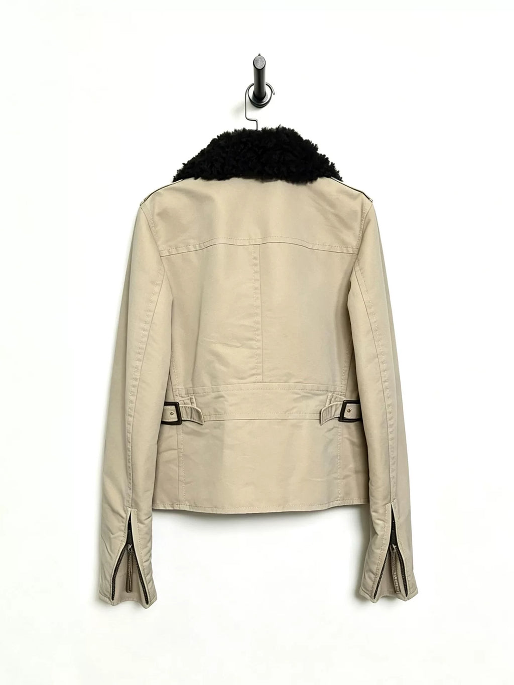 Dsquared Runway Zip-Up Biker Short Jacket