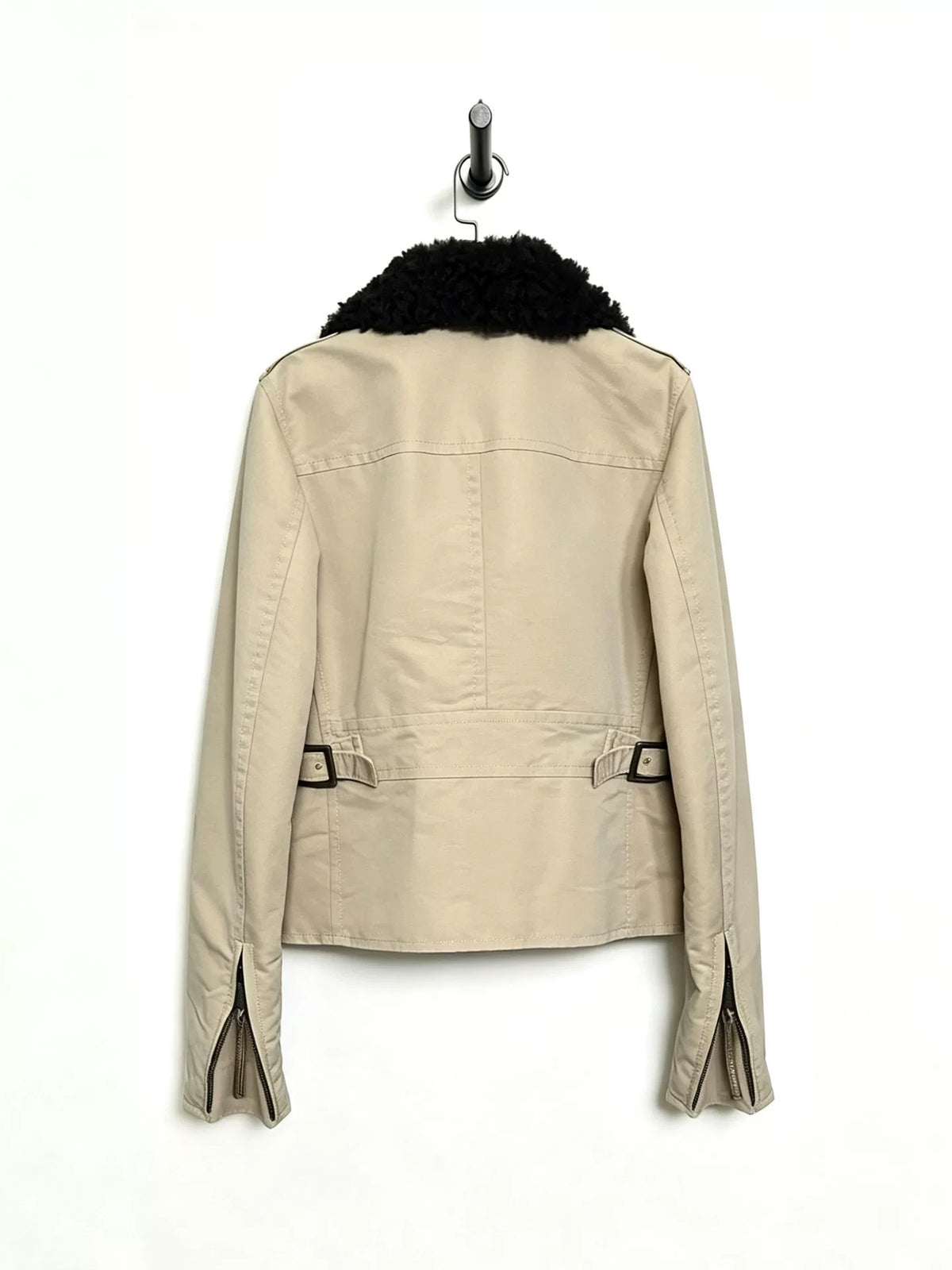 Dsquared Runway Zip-Up Biker Short Jacket