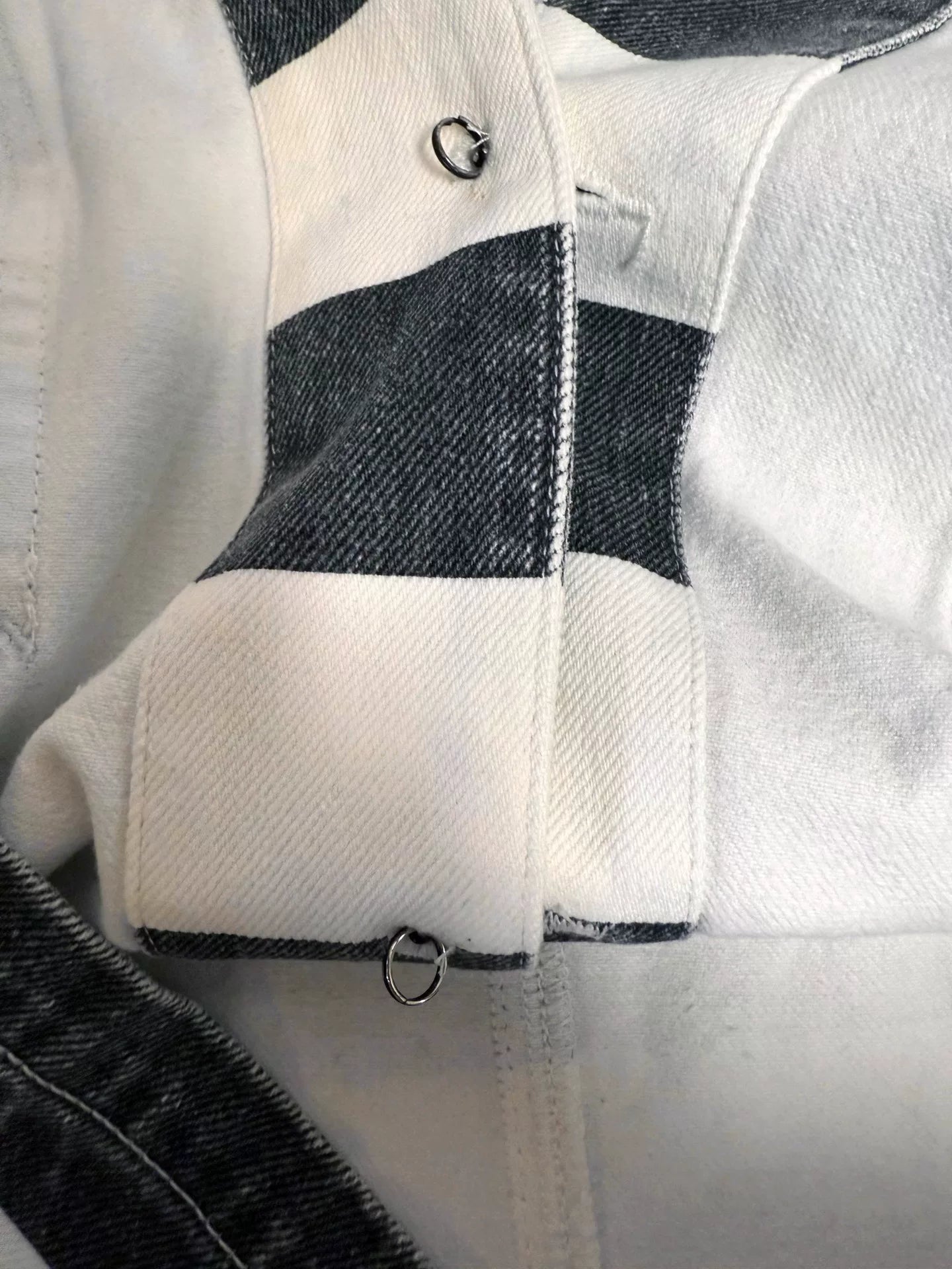 Neighborhood 13AW Drybak C- Black White Striped Fan Cotton Jacket
